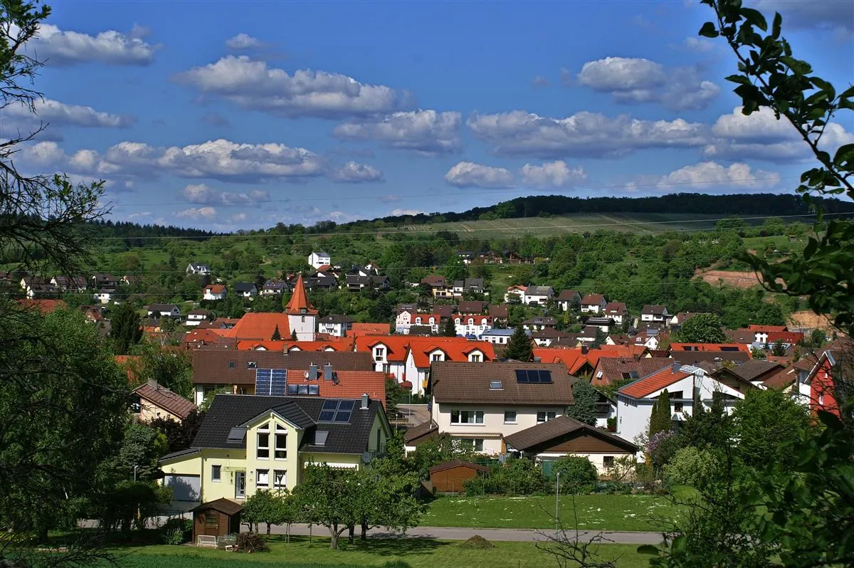 Photo showing: Blick  vom Sedansberg auf Ellmendingen 3