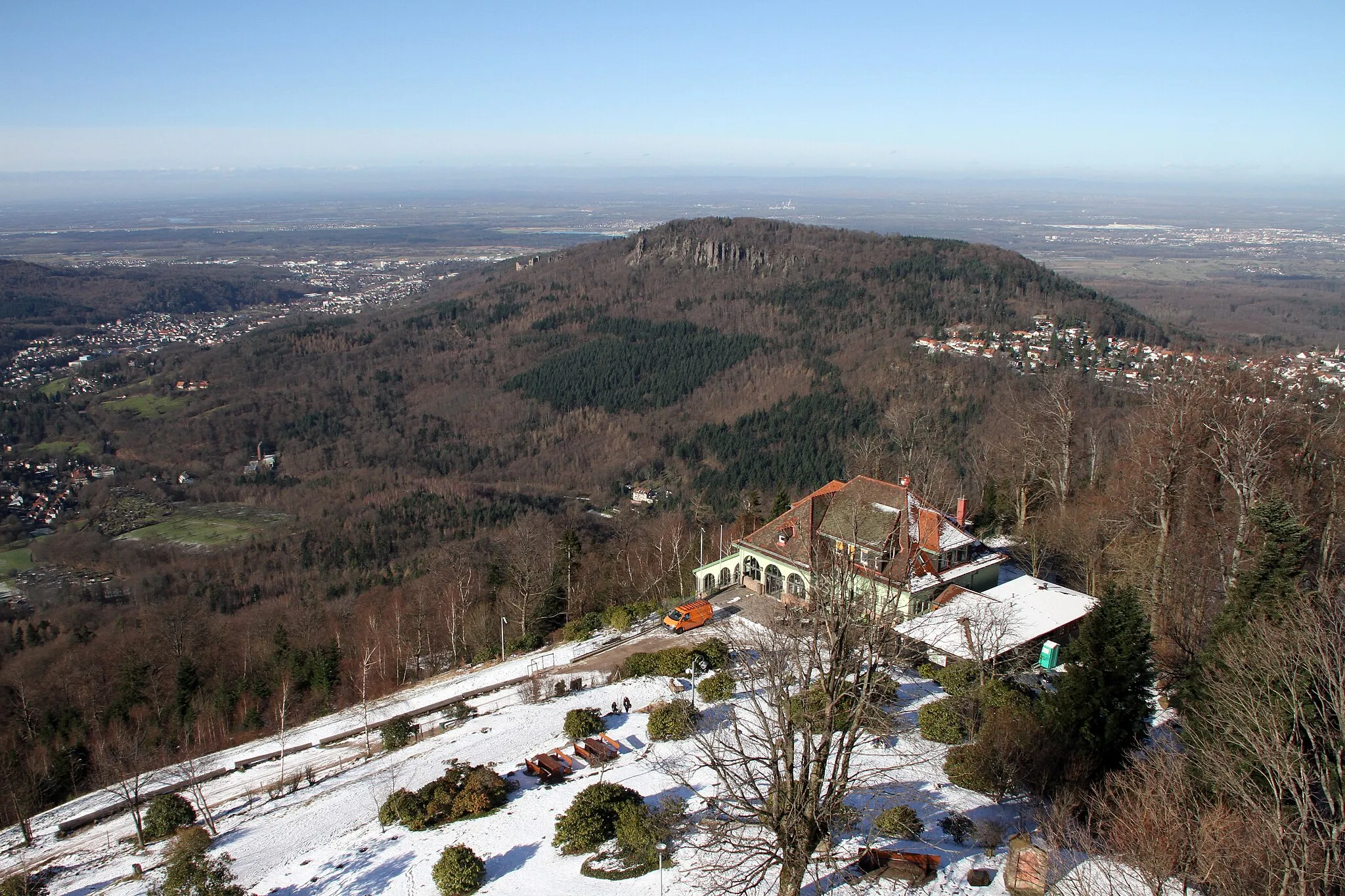 Photo showing: View from Merkur in Baden-Baden