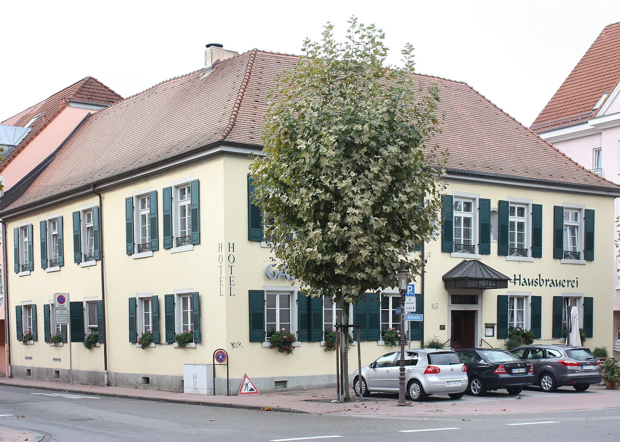 Photo showing: Rastatt, the inn "Engel"