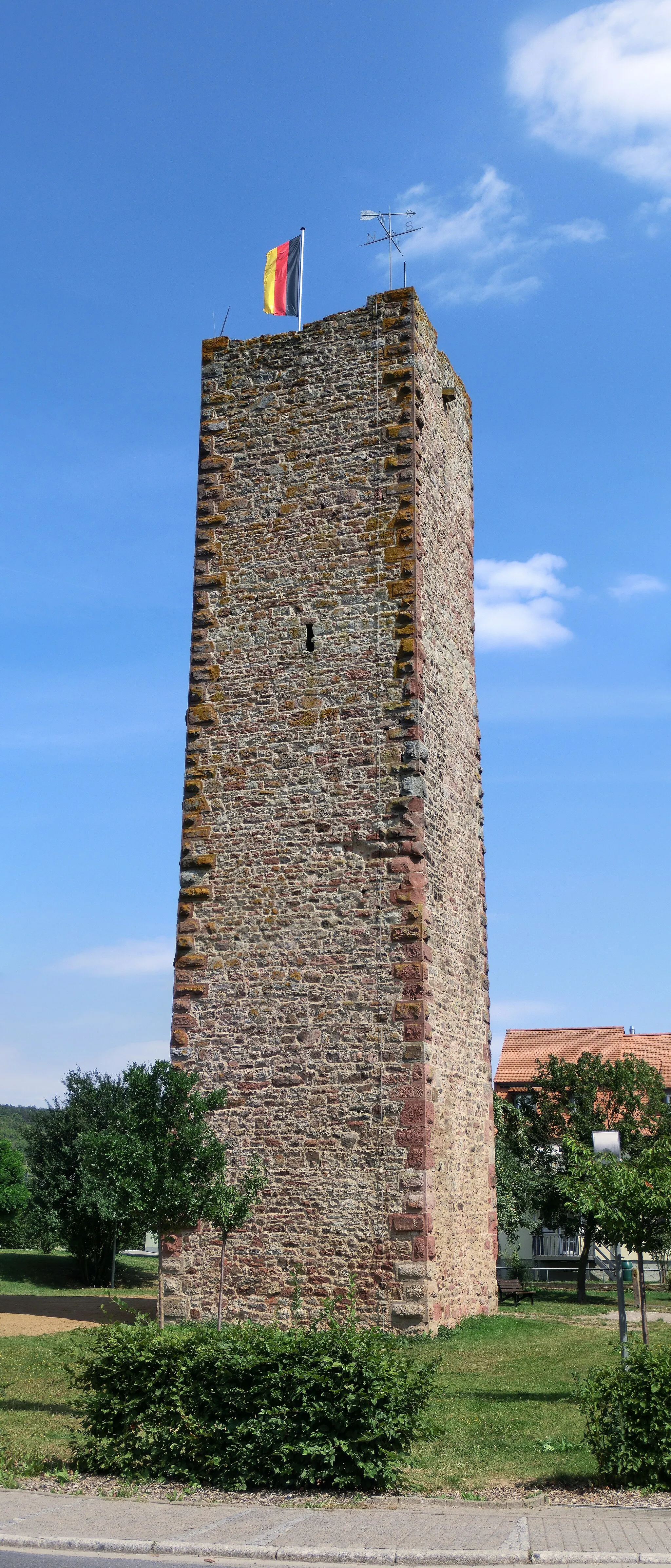 Photo showing: Der Steinerne Turm in Hardheim, Baden-Württemberg.