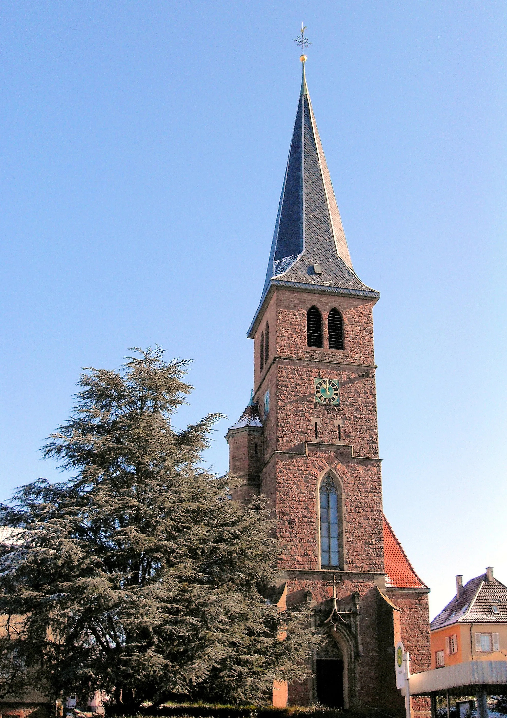 Photo showing: Kirche St. Anna in Bischweier