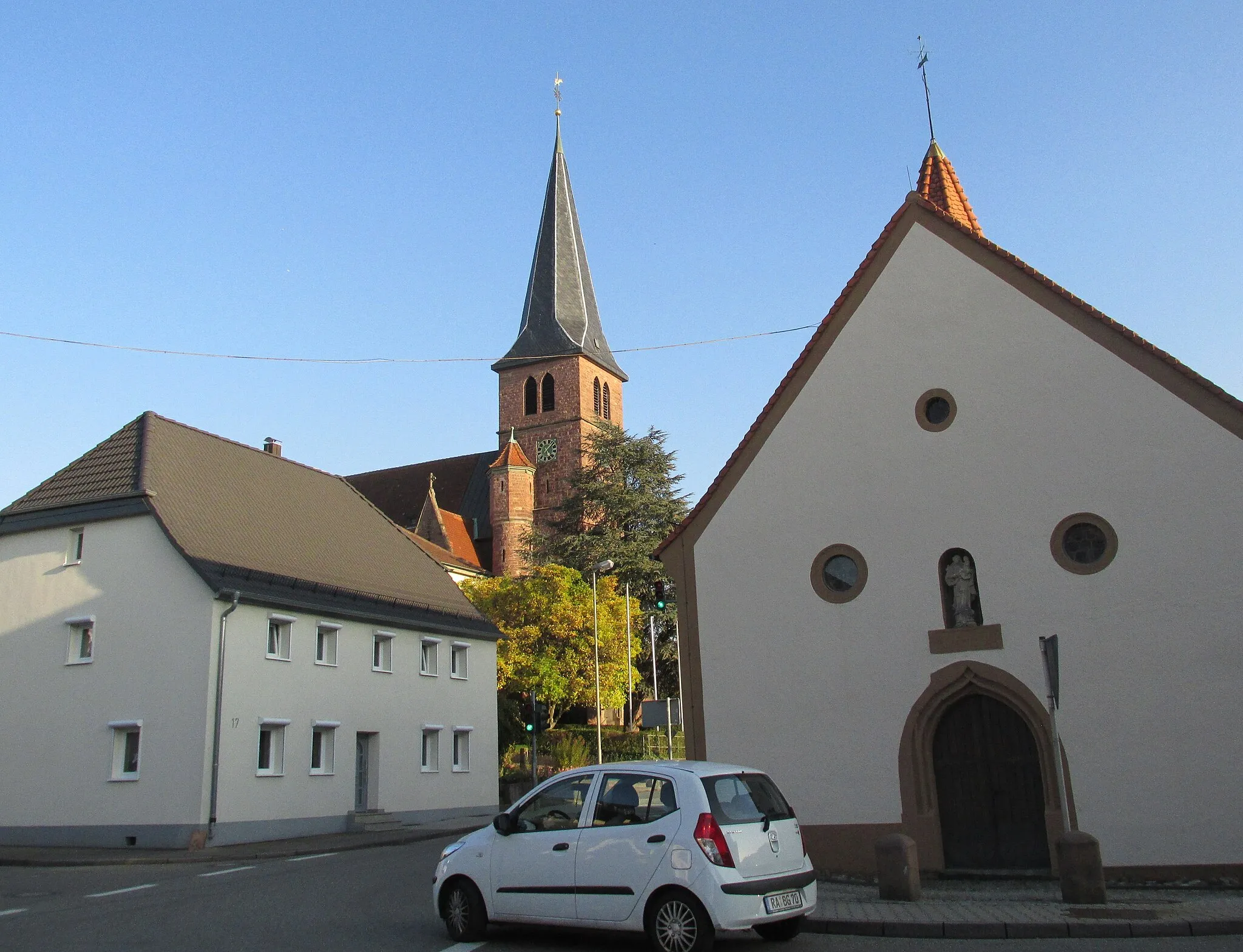 Photo showing: Bischweier - Ortsmitte