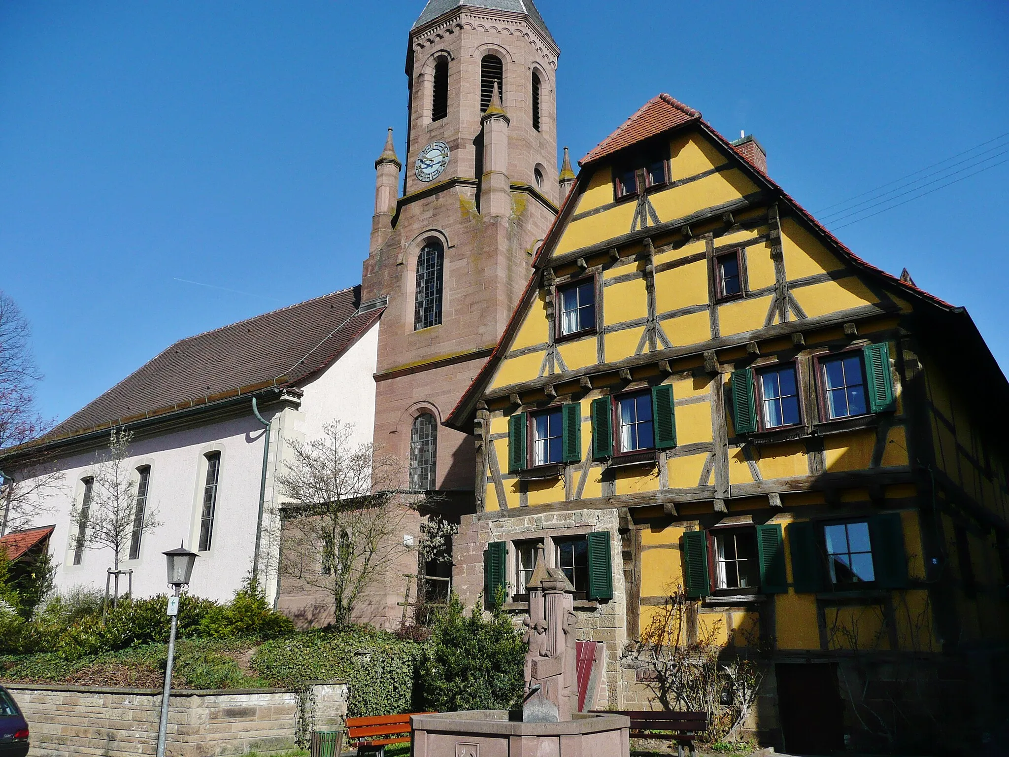 Photo showing: Evangelische Dieboldskirche in Schmie