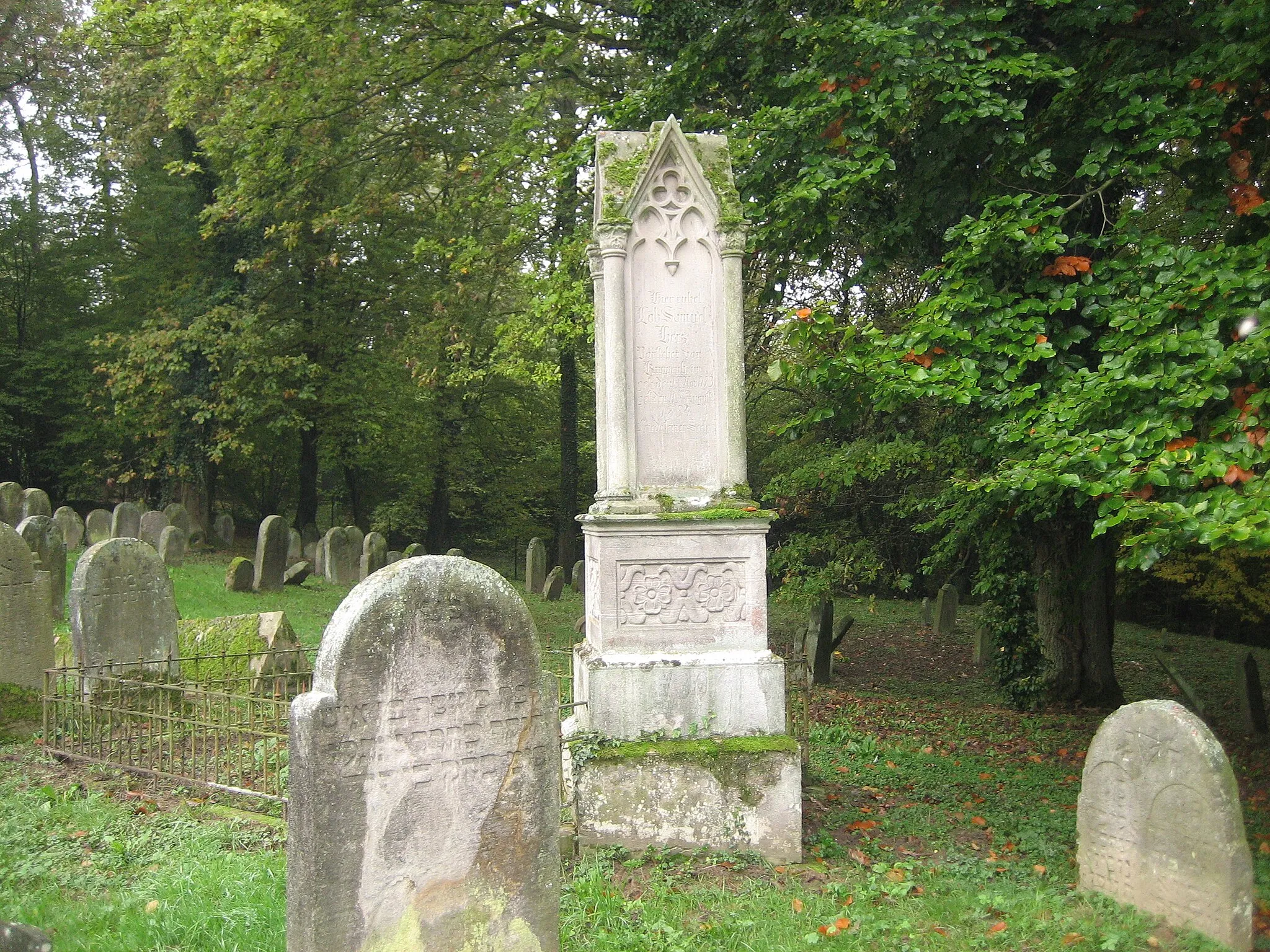 Photo showing: Judenfriedhof in Kuppenheim