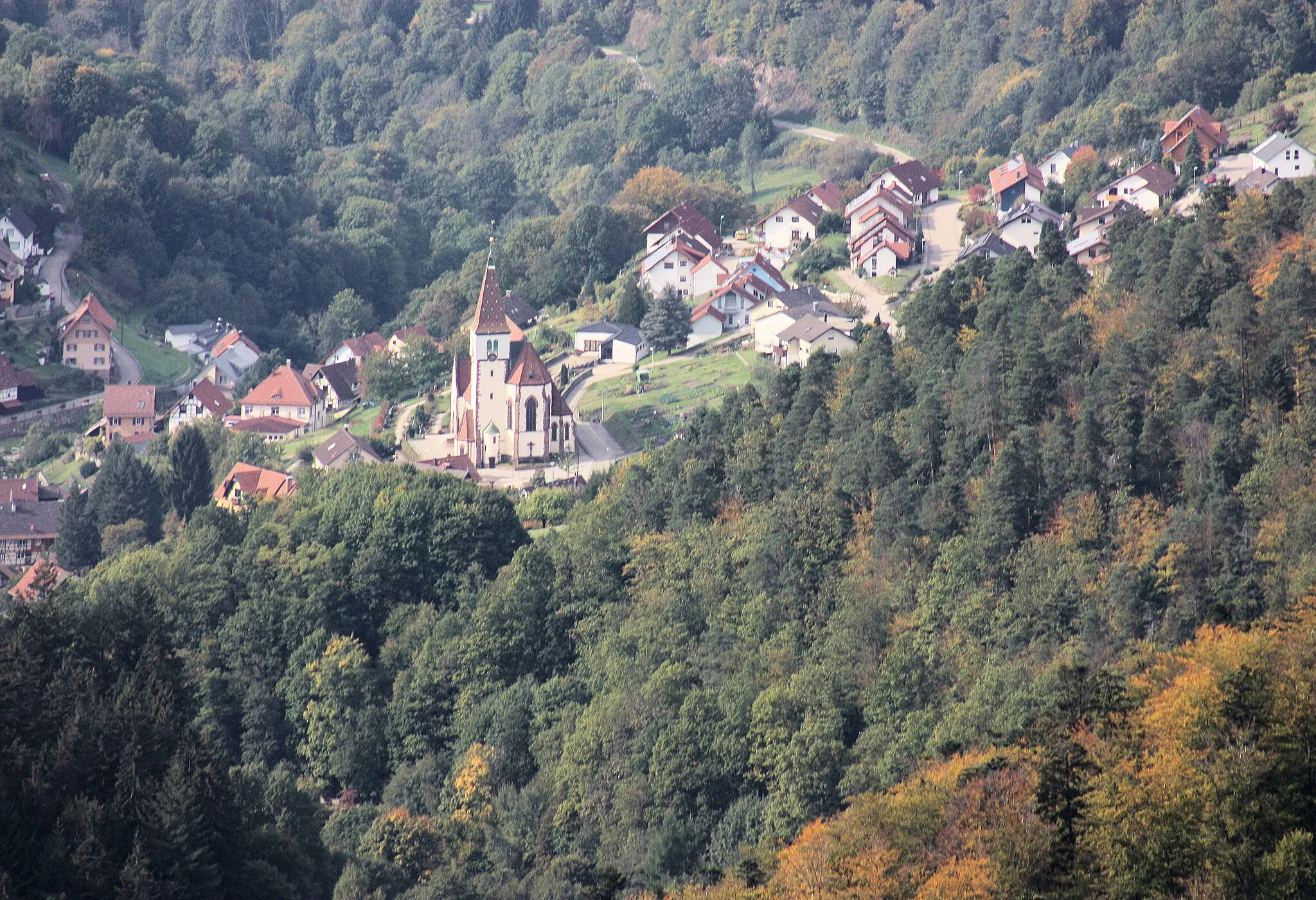 Photo showing: Reichental (Gernsbach), villagescape