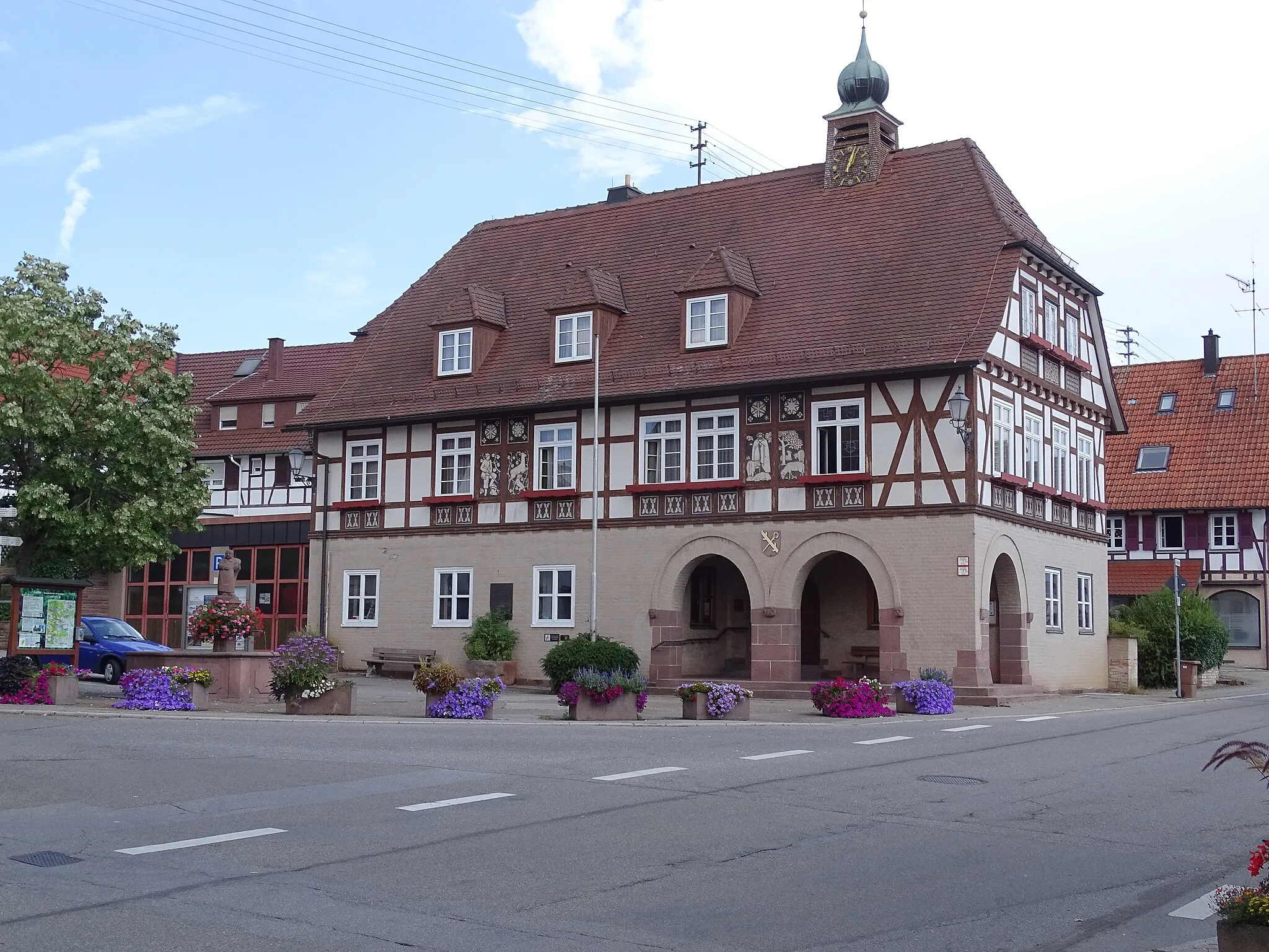 Photo showing: Rathaus in Calw-Stammheim