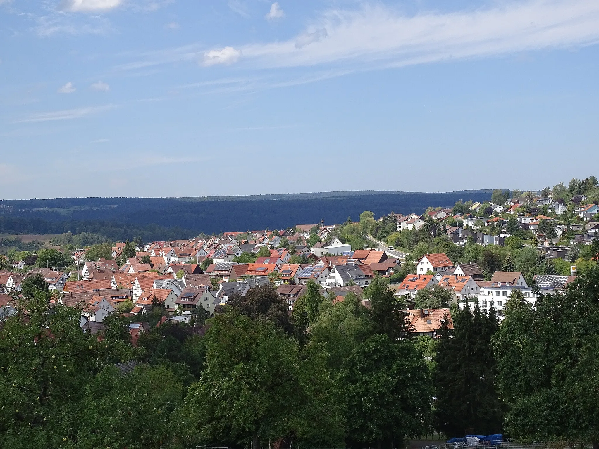 Photo showing: Landschaftsaufnahme von Stammheim (Calw)