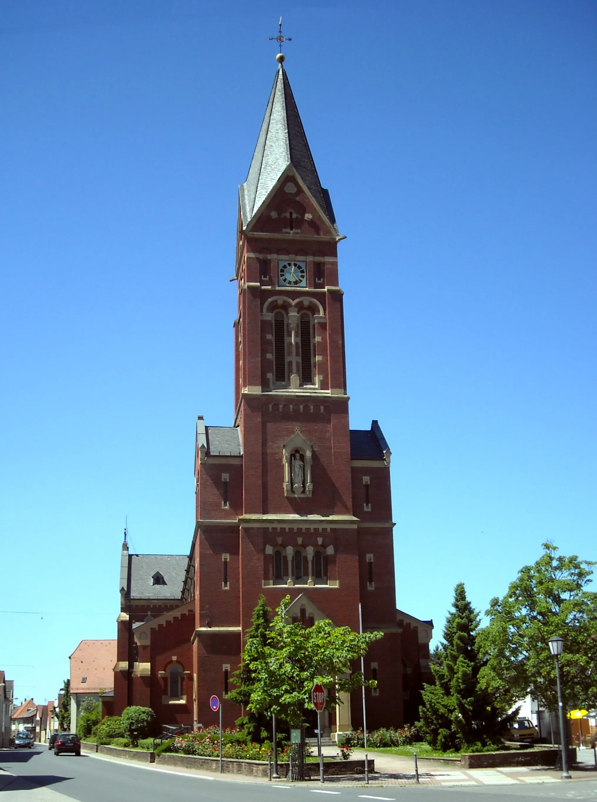 Photo showing: Plankstadt, Katholische Pfarrkirche St. Nikolaus