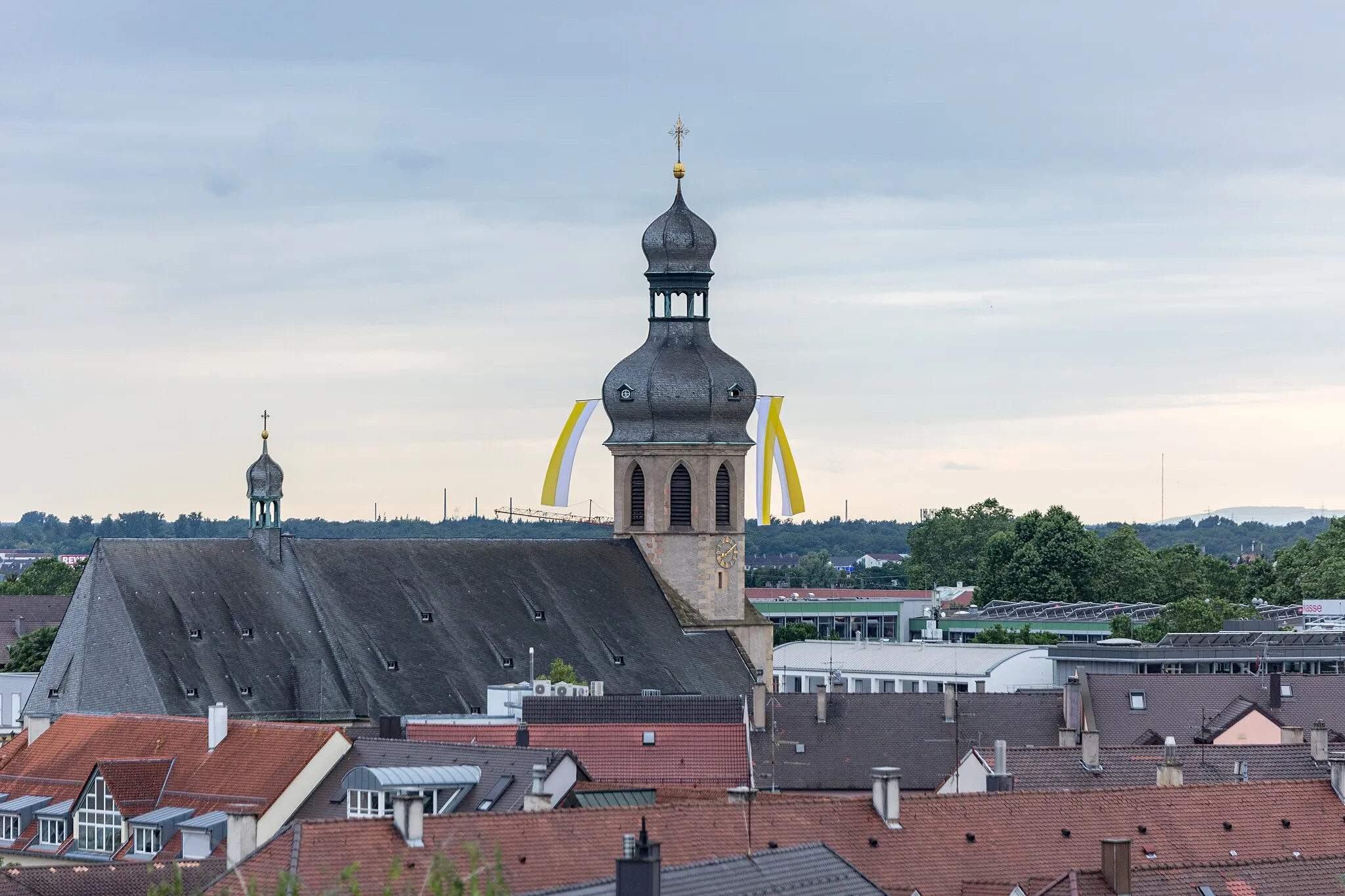 Photo showing: Stadtkirche Bruchsal