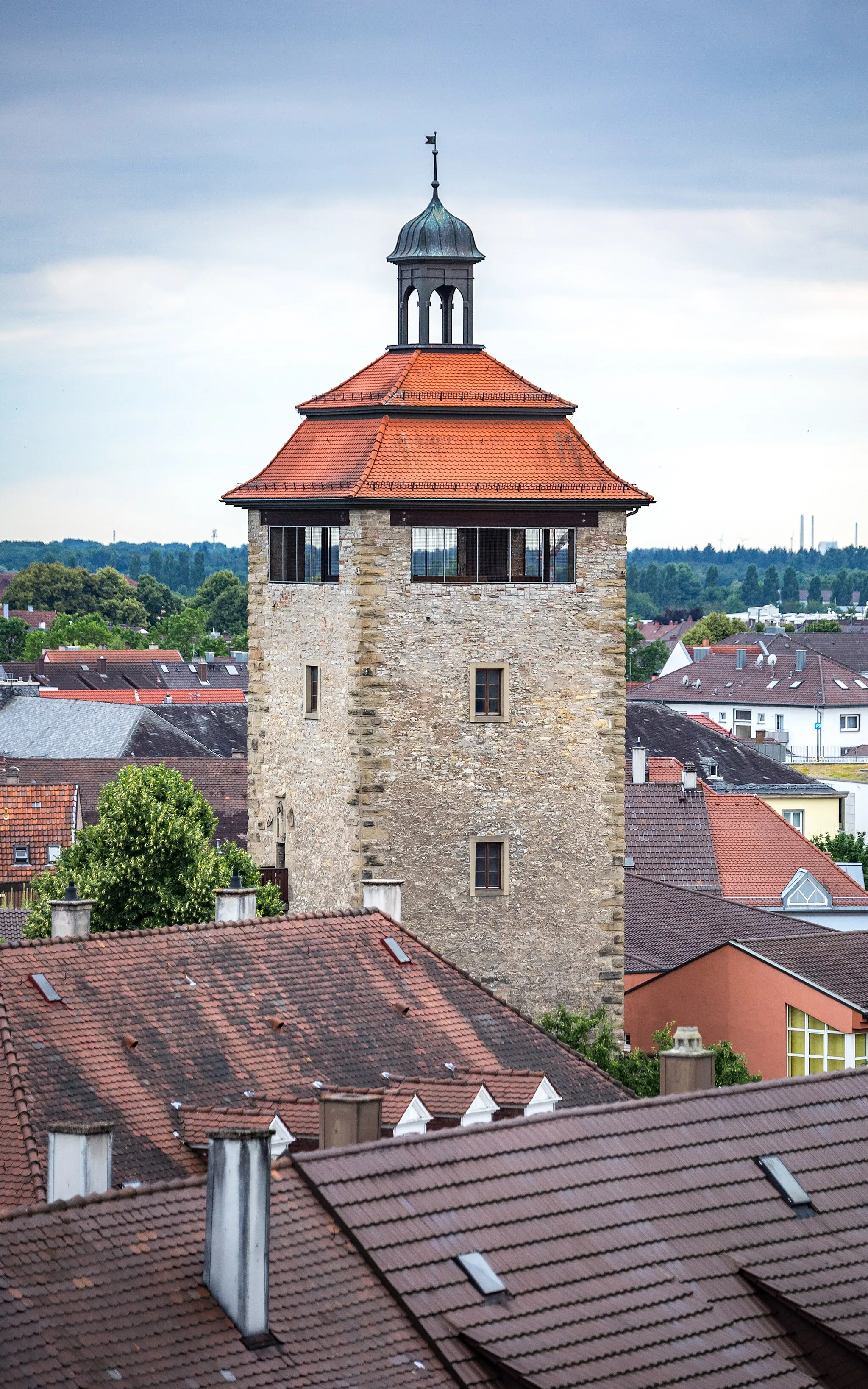 Photo showing: Donjon of the Old castle Bruchsal