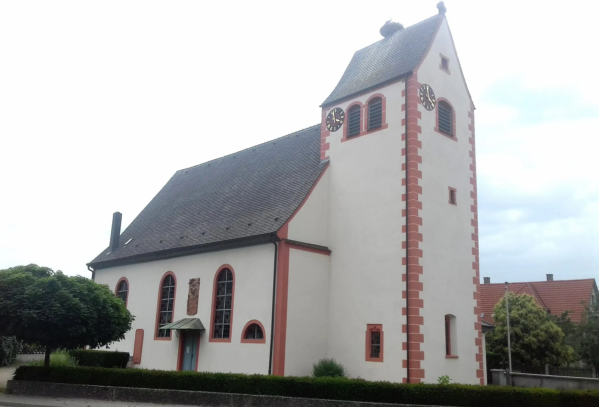 Photo showing: Evangelische Kirche Leutesheim