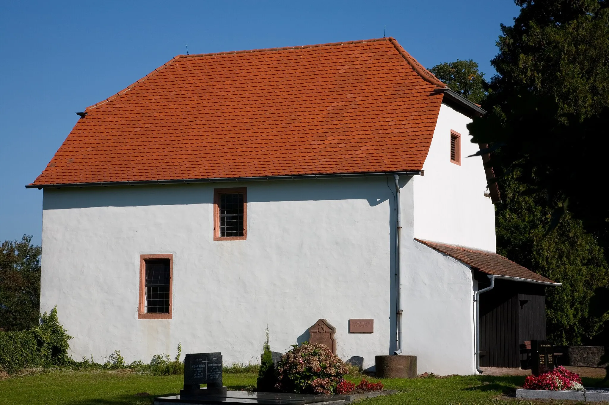 Photo showing: Cemetery chapel on the Leimberg near Reichelsheim/Odenwald