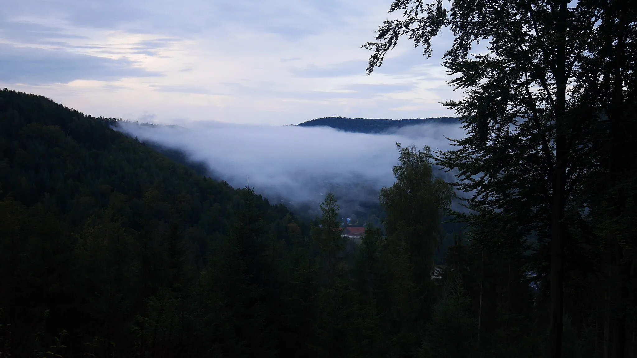 Photo showing: Burg Straubenhardt Blick auf Neuenbürg