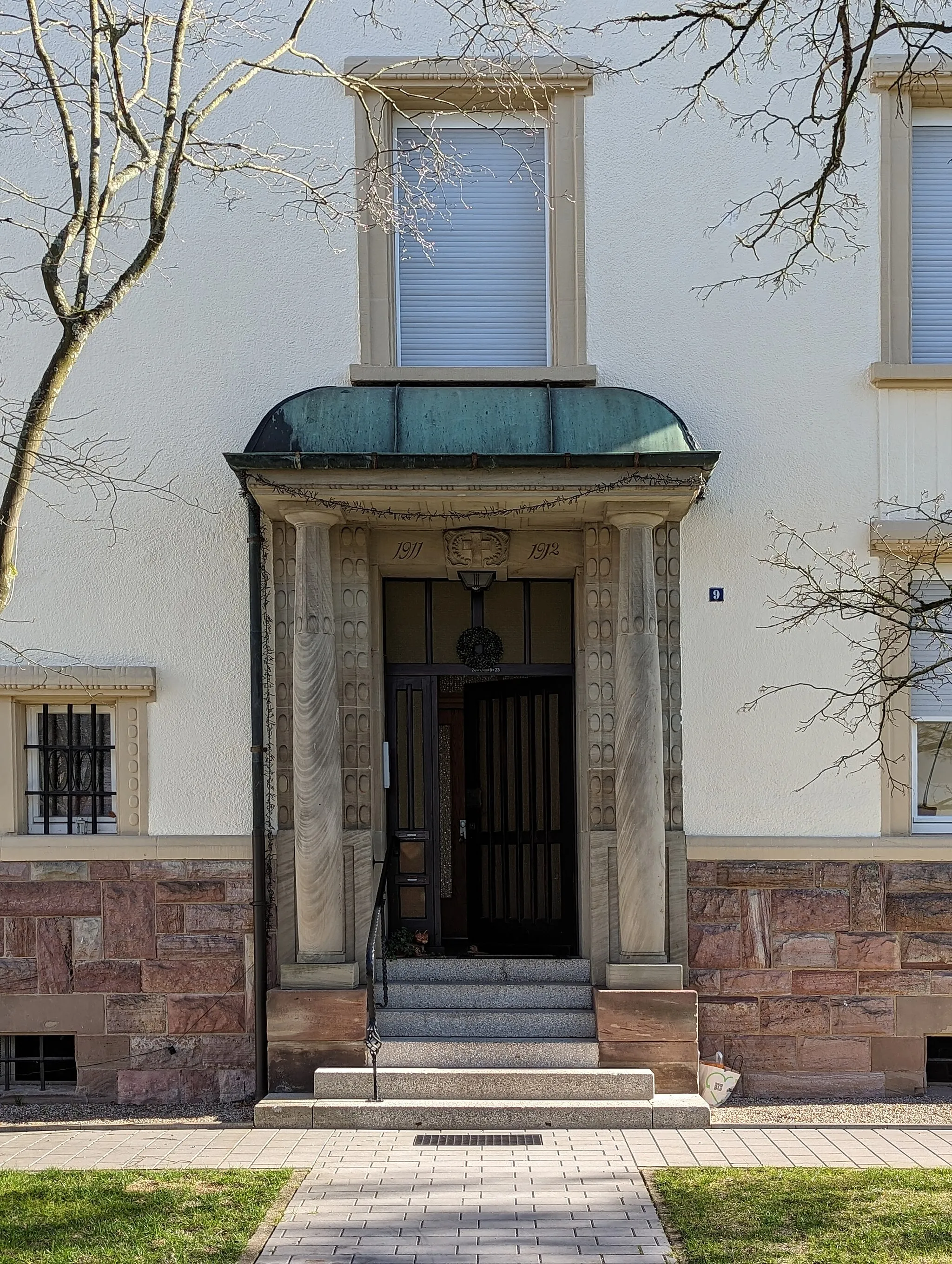 Photo showing: Vicarage in Rastatt-Niederbühl