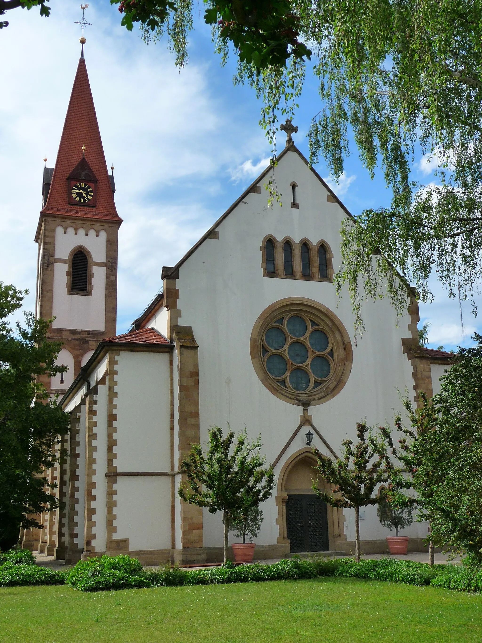 Photo showing: Katholische Kirche St. Kilian in Oftersheim (Rhein-Neckar-Kreis, Deutschland)