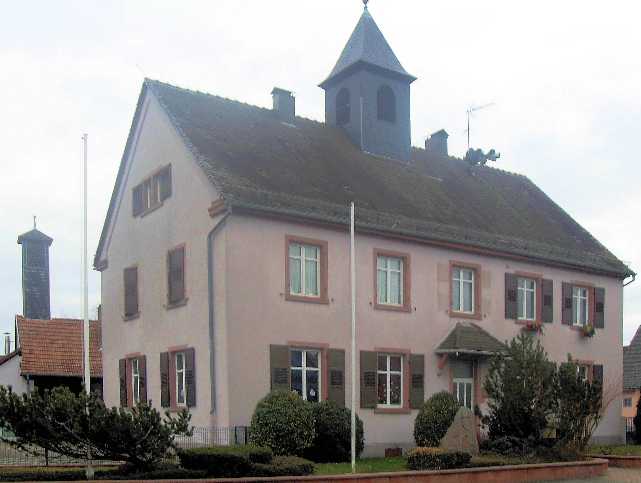 Photo showing: La mairie d'Auenheim