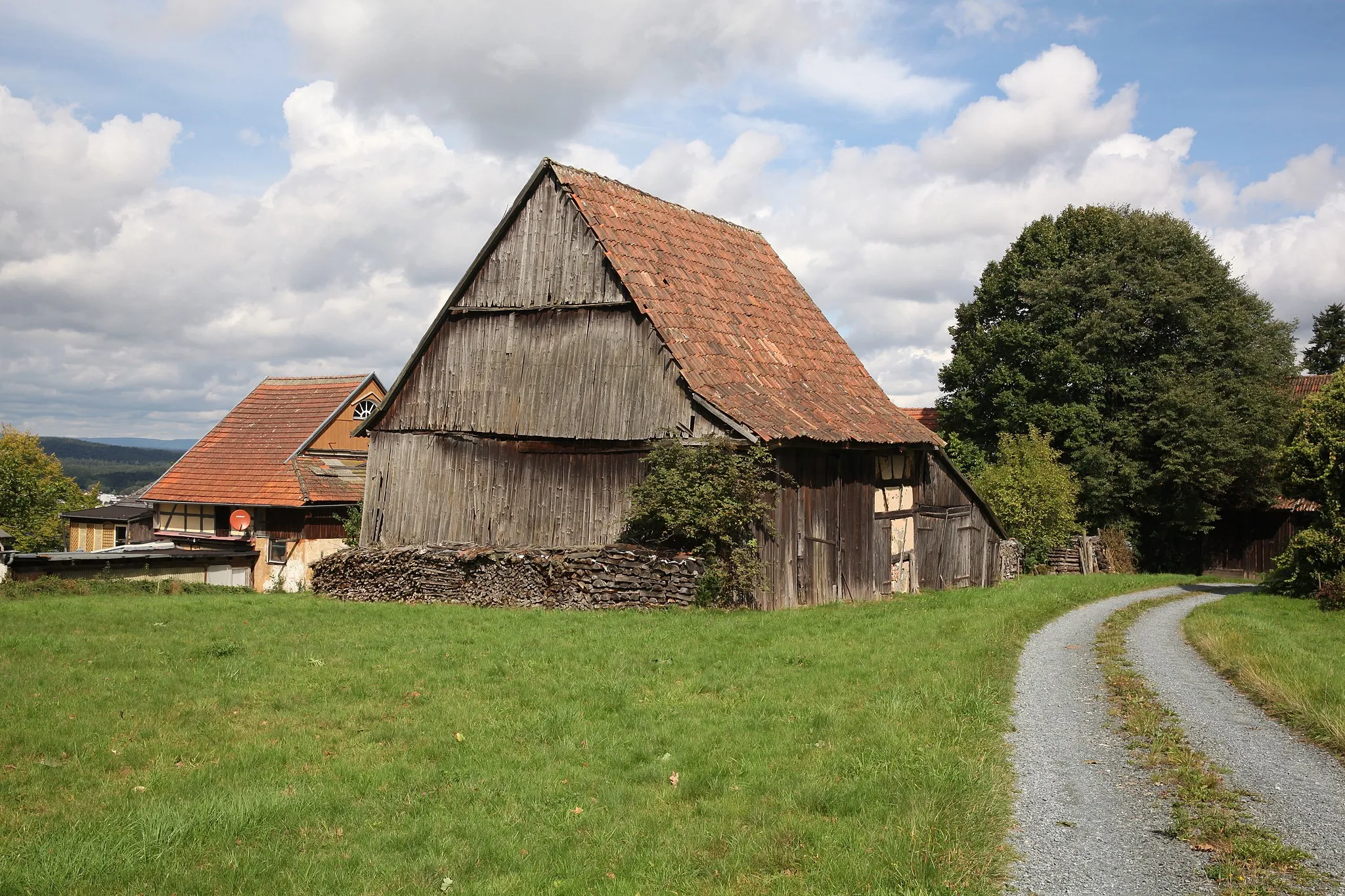 Photo showing: Scheune in Krappenroth