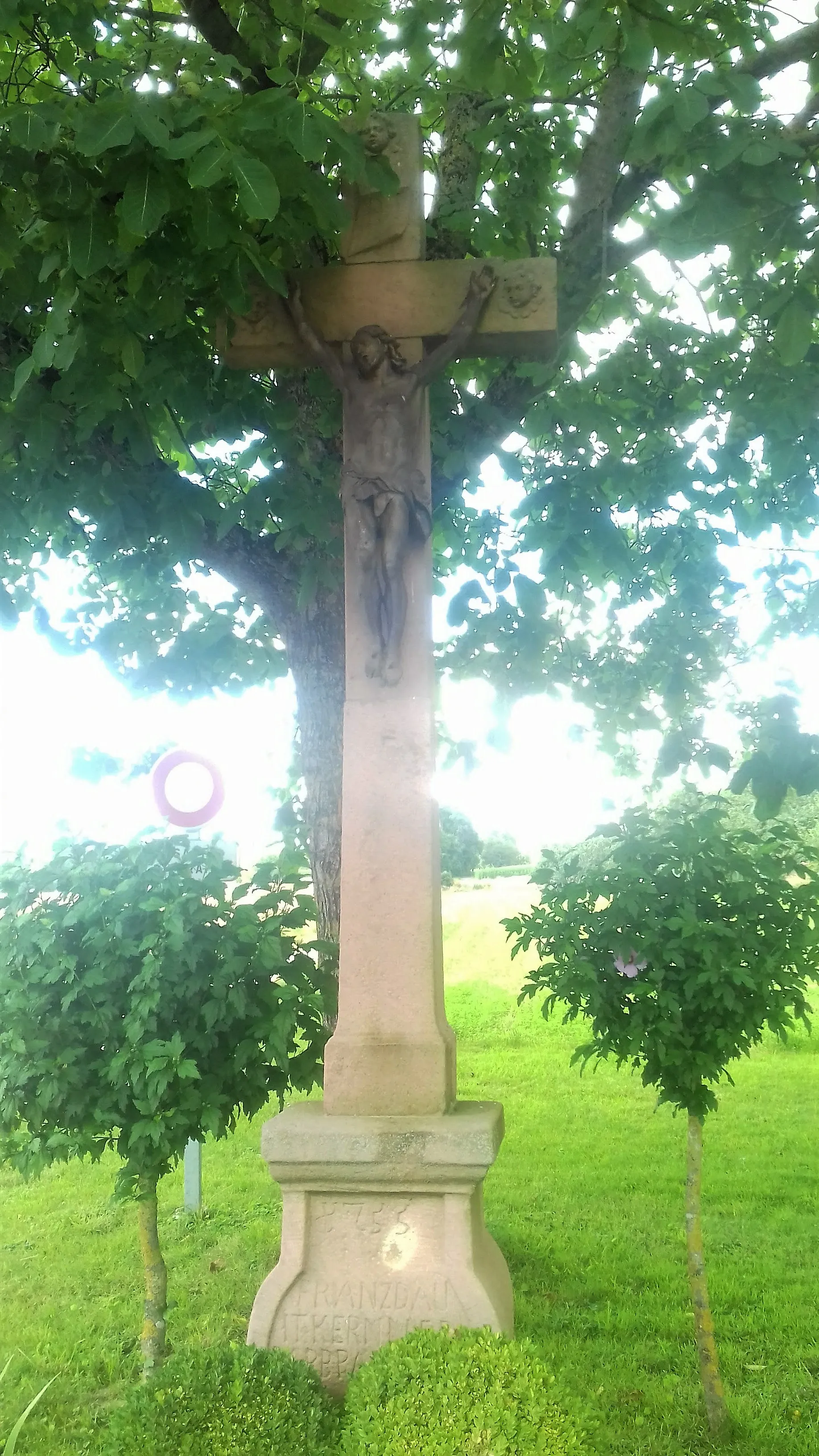 Photo showing: Crucifix rue de la croix à Schaffhouse-près-Seltz