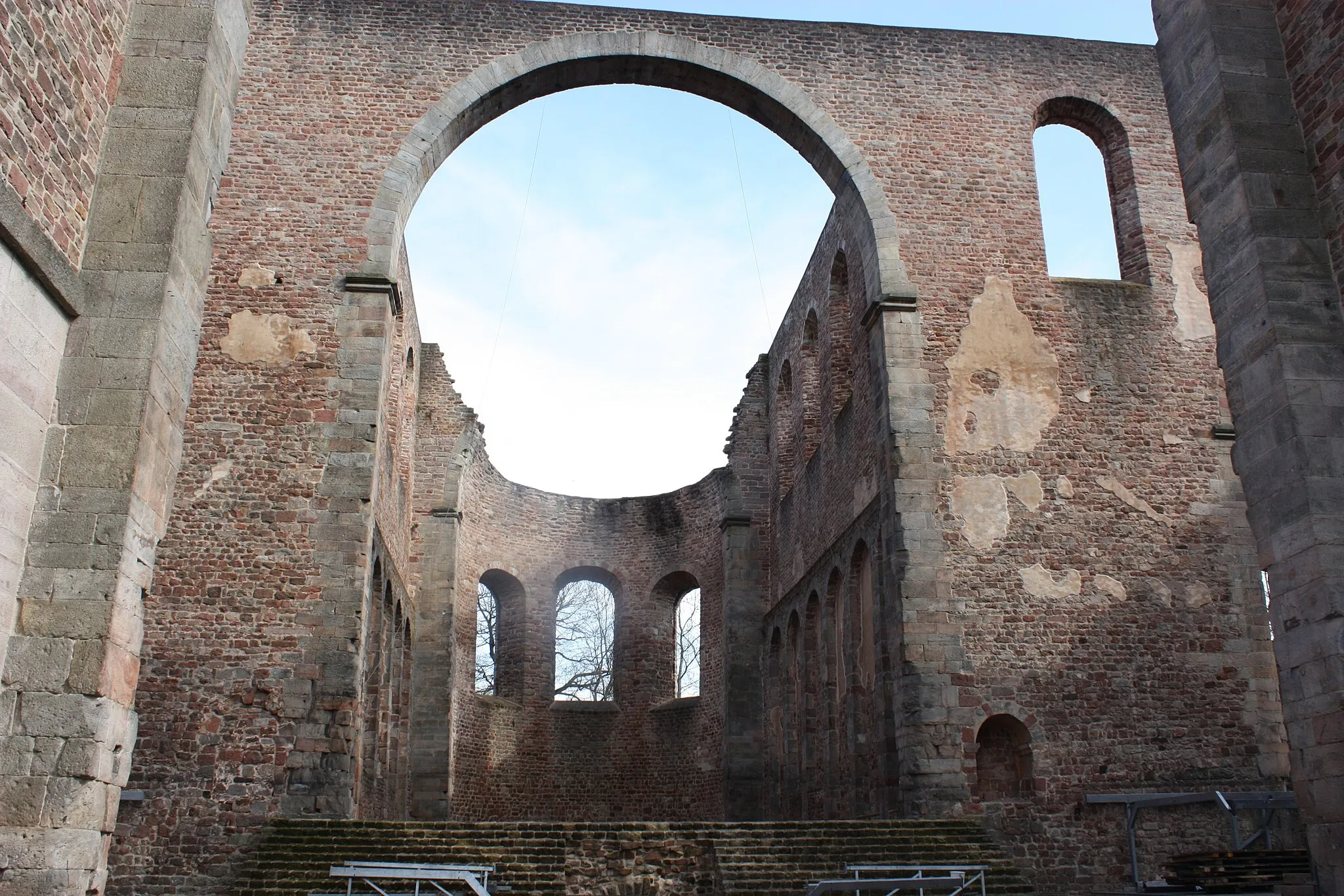 Photo showing: Bad Hersfeld, the ruined monastery church