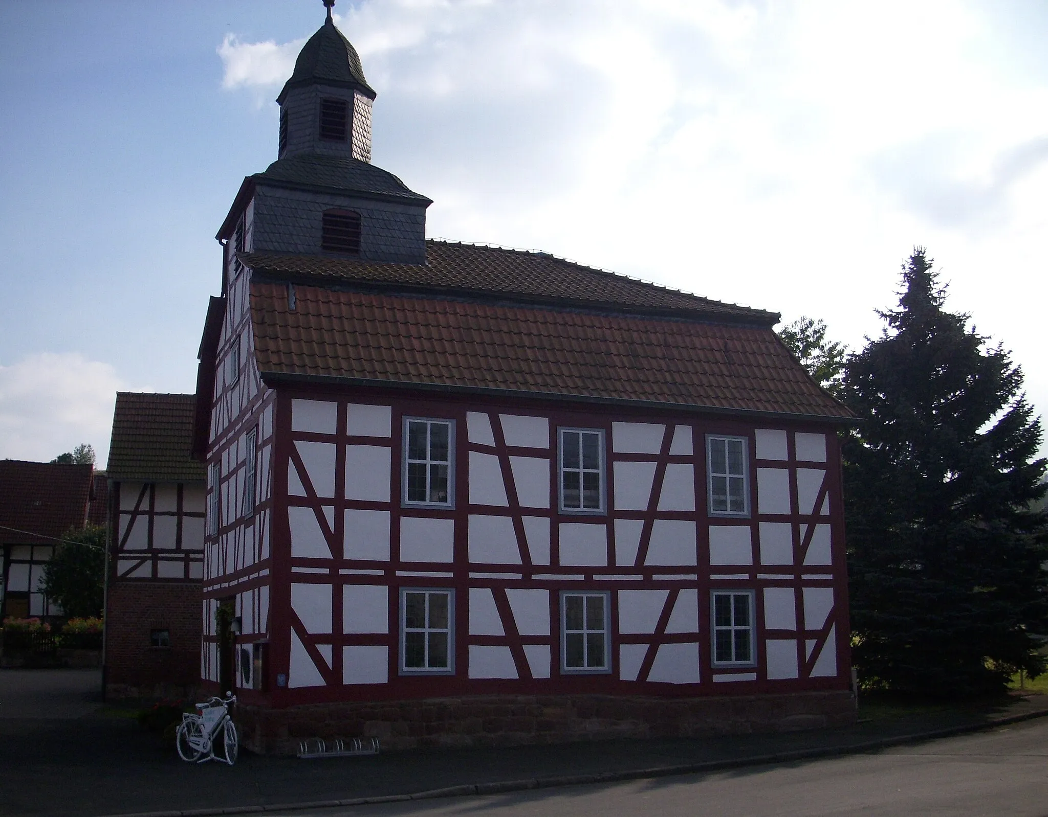 Photo showing: Evangelische Kirche in Ludwigsau-Tann