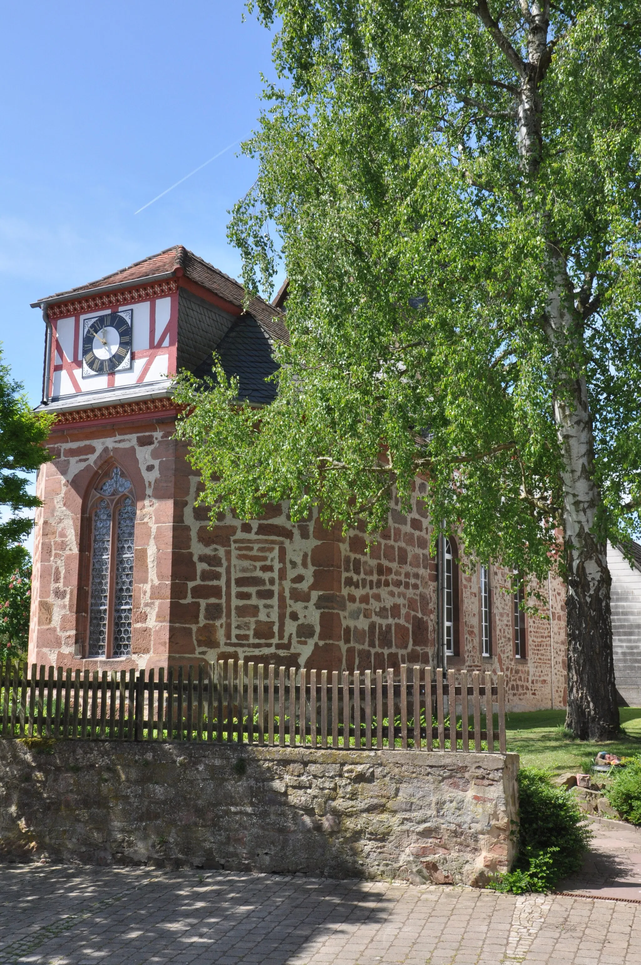 Photo showing: Schwalmstadt-Rommershausen, ev. Kirche