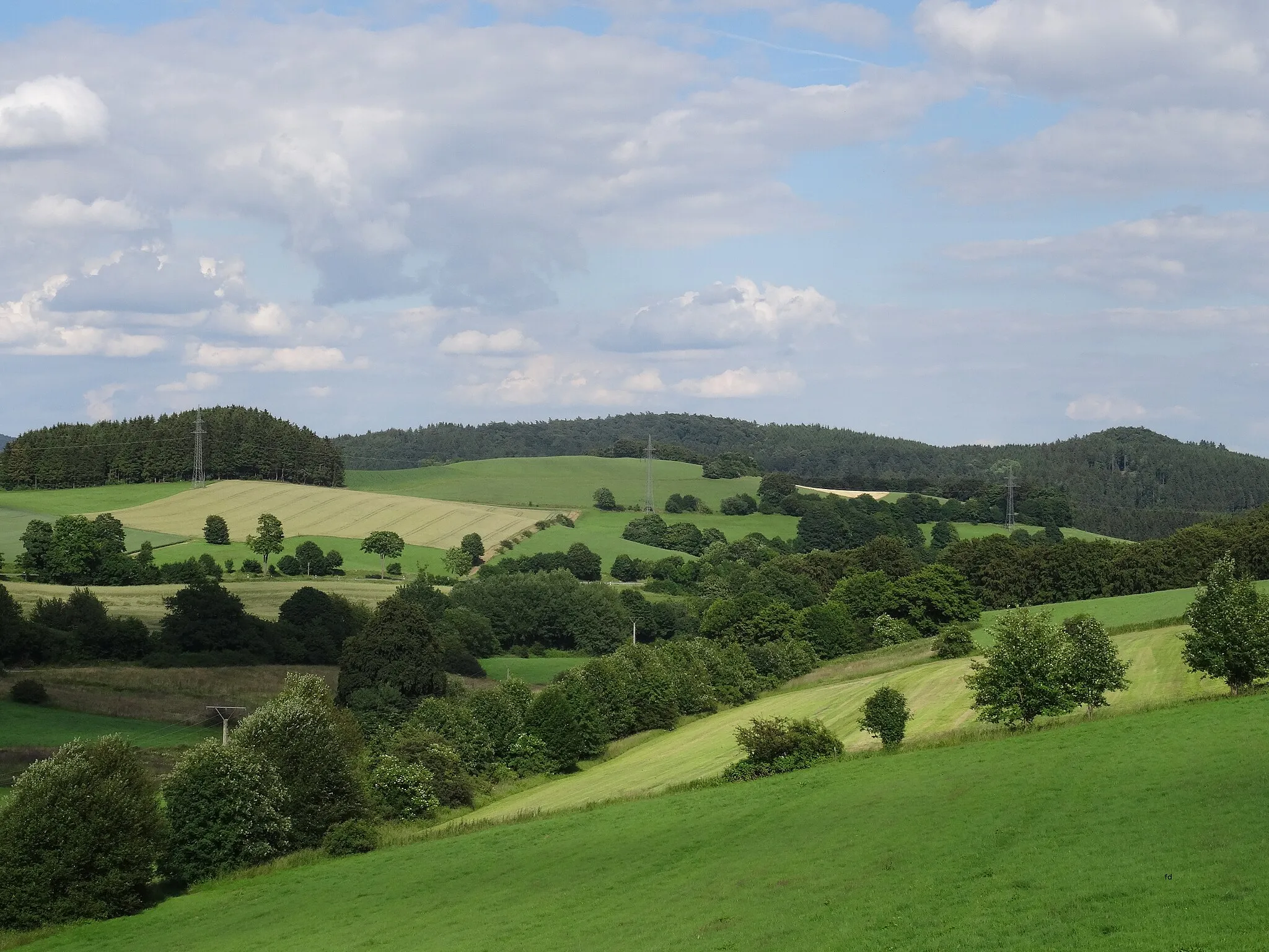 Photo showing: Blick ins Tal der Neerdar