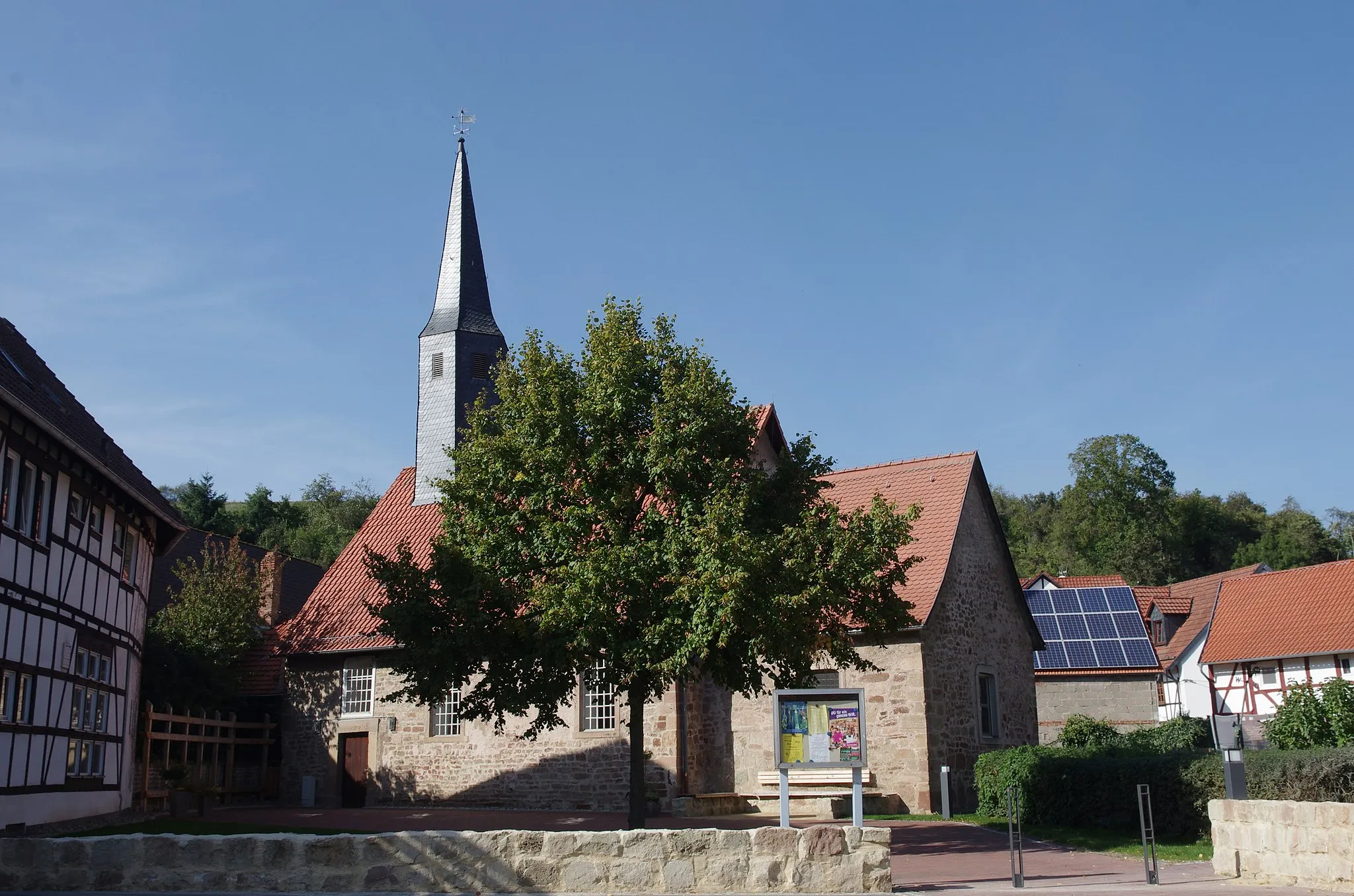 Photo showing: Edertal, Ortsteil Giflitz in Hessen. Die Kirche befindet sich im Ortskern von Giflitz.