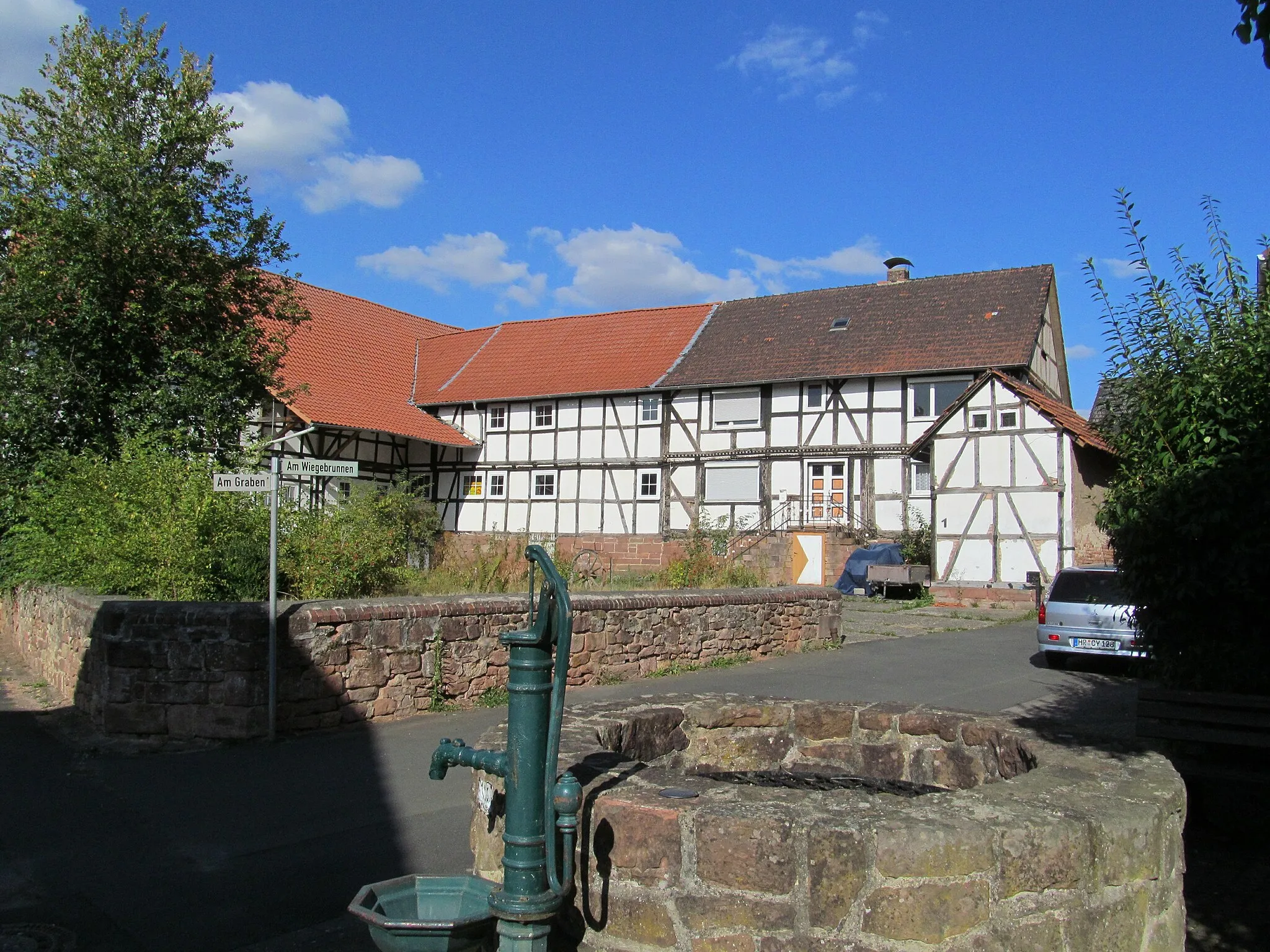 Photo showing: das Haus Am Wiegebrunnen 1 in Borken-Trockenerfurth