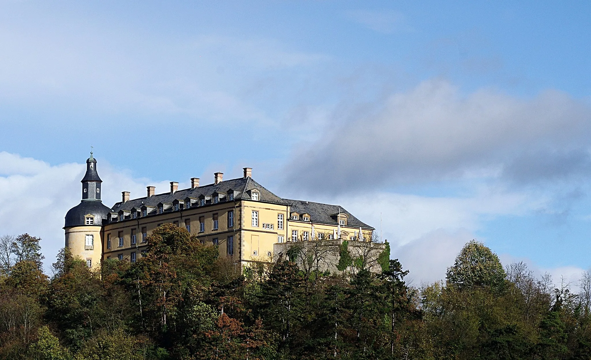 Photo showing: BAd Wildungen in Hessen. Das Schloss Friedrichstein von Westen aus.