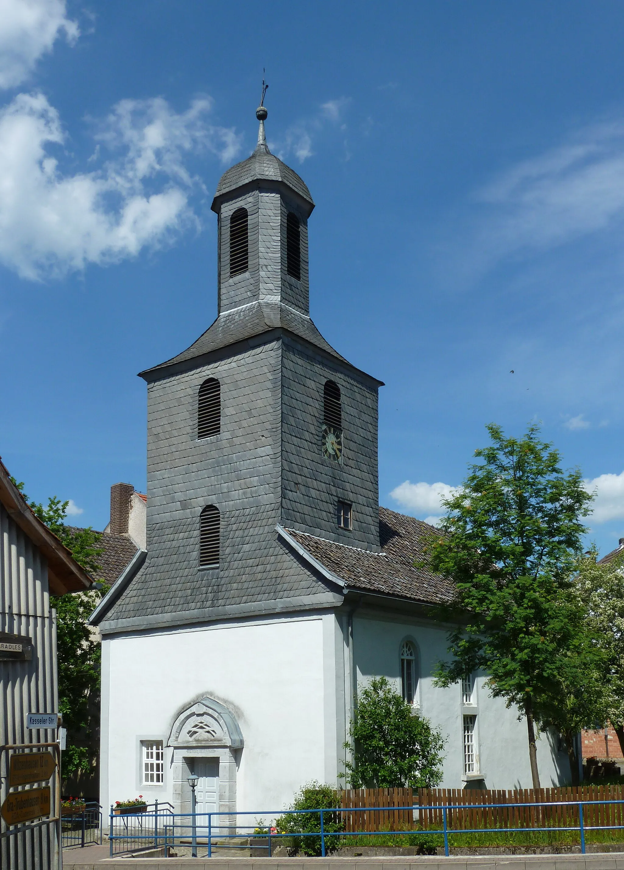Photo showing: Ev. Kirche Kamnmerbach, Stadt Bad Sooden-Allendorf, Nordhessen