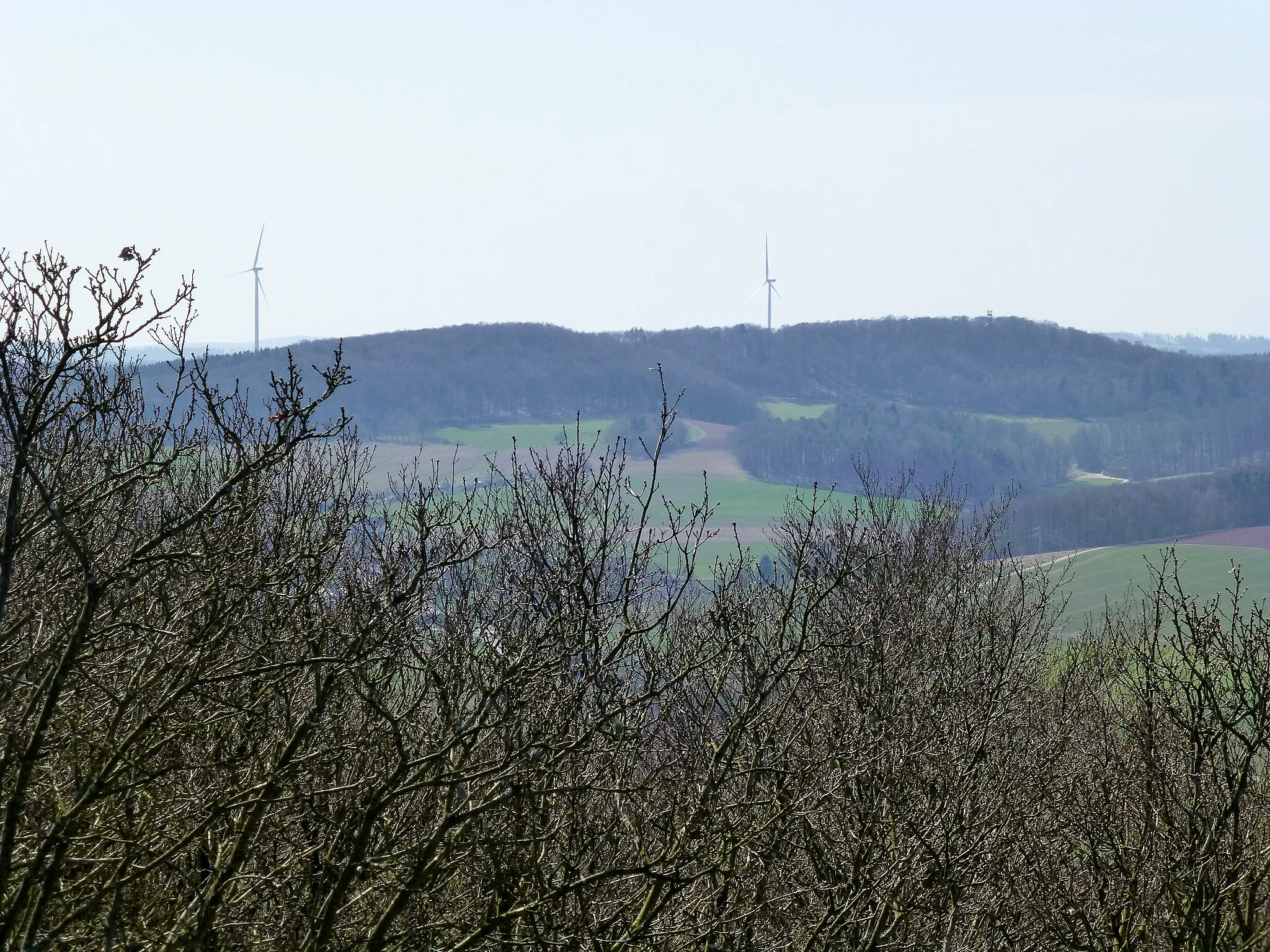 Photo showing: Ziegenküppel vom Pionierturm gesehen