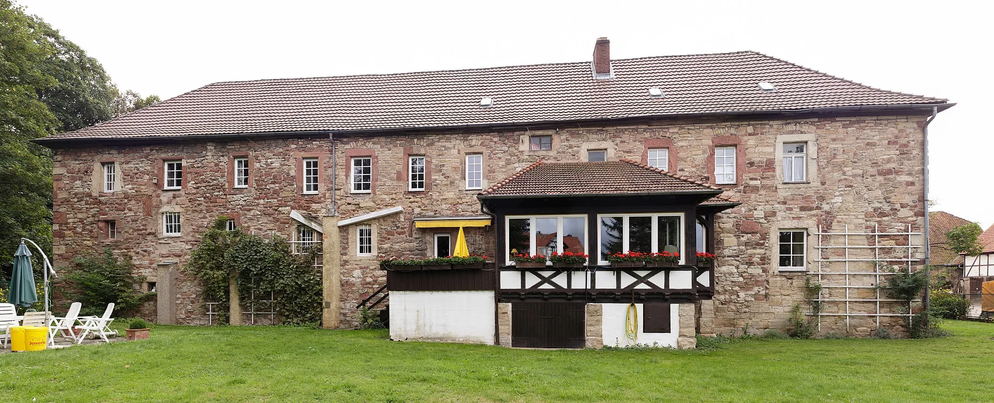 Photo showing: Landgrafenschloss Wanfried shot from the garden.