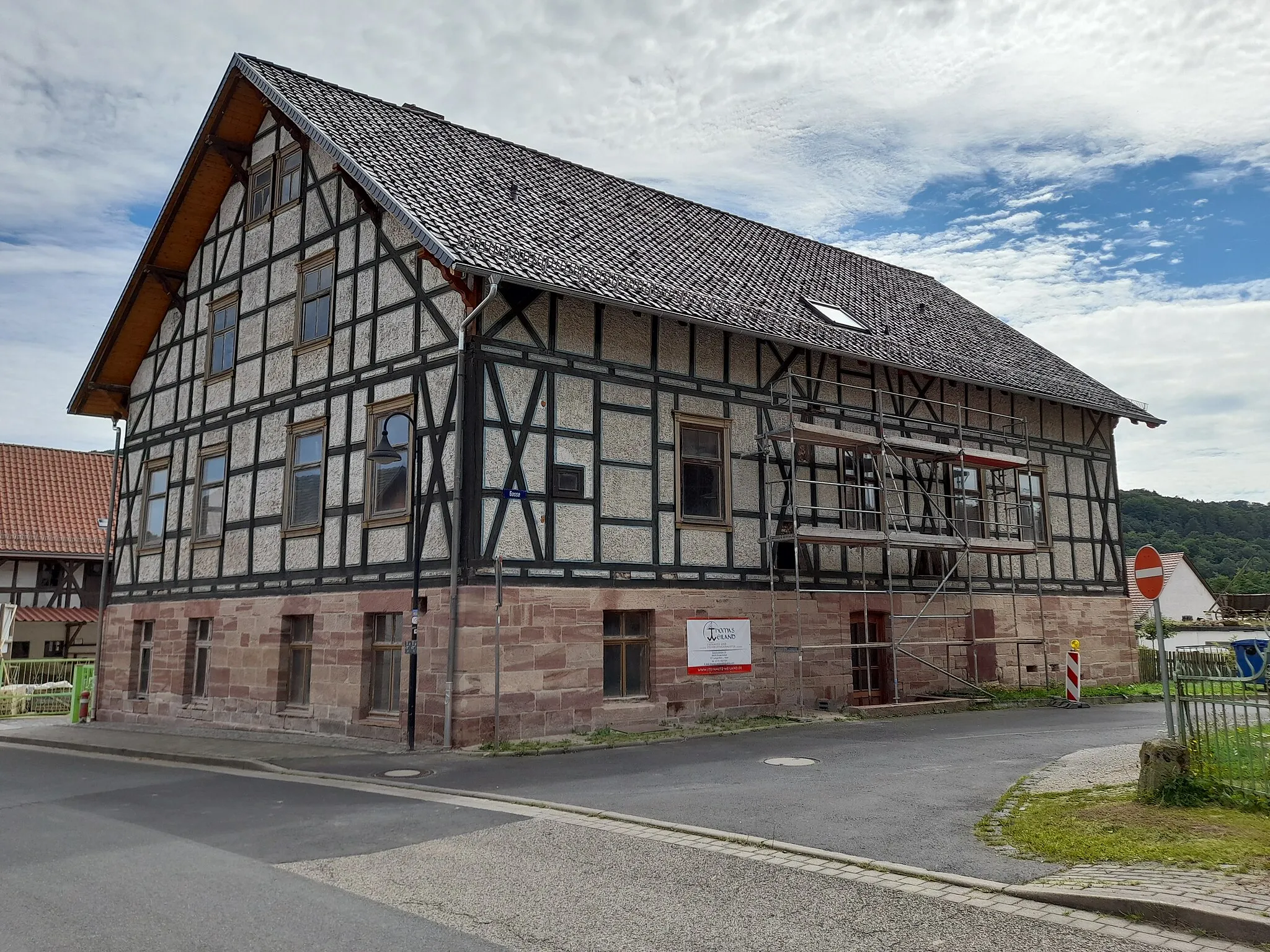 Photo showing: Historisches Gutshaus in Großtöpfer