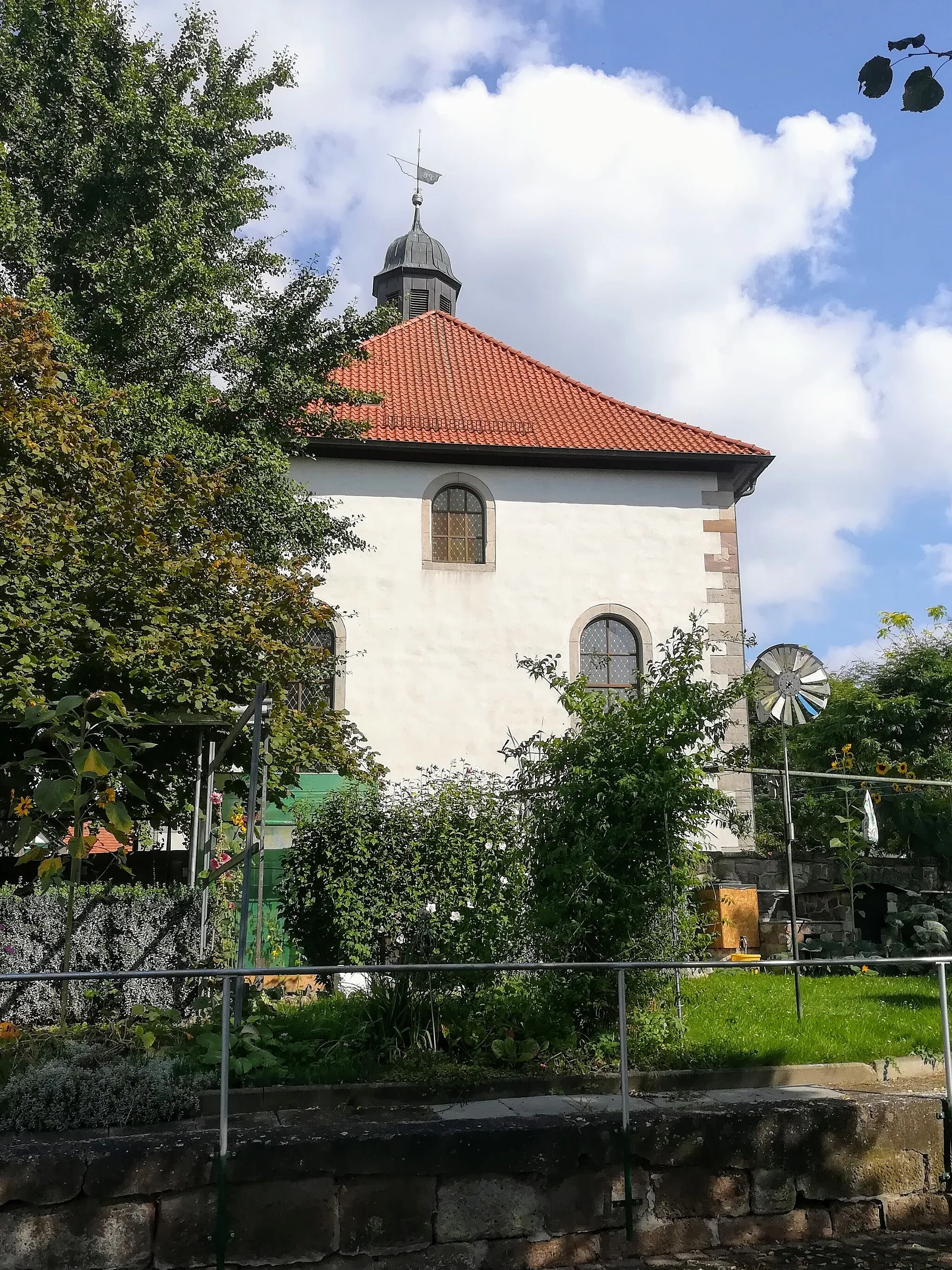 Photo showing: Evangelisch-lutherische Margaretenkirche  Wahlhausen. Rückansicht.