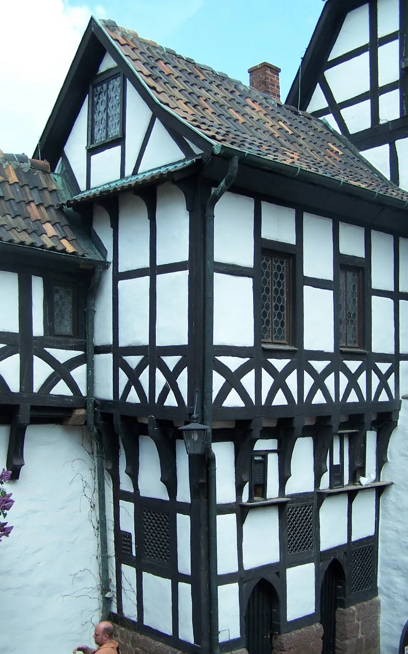 Photo showing: The donkey mans house at Wartburg castle.