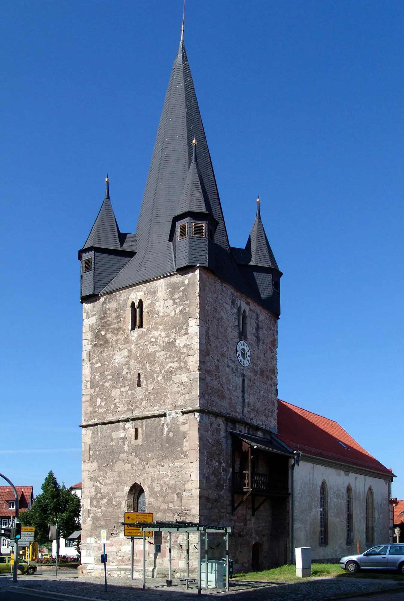 Photo showing: Kirche St. Hubertus in Marksuhl/Thüringen