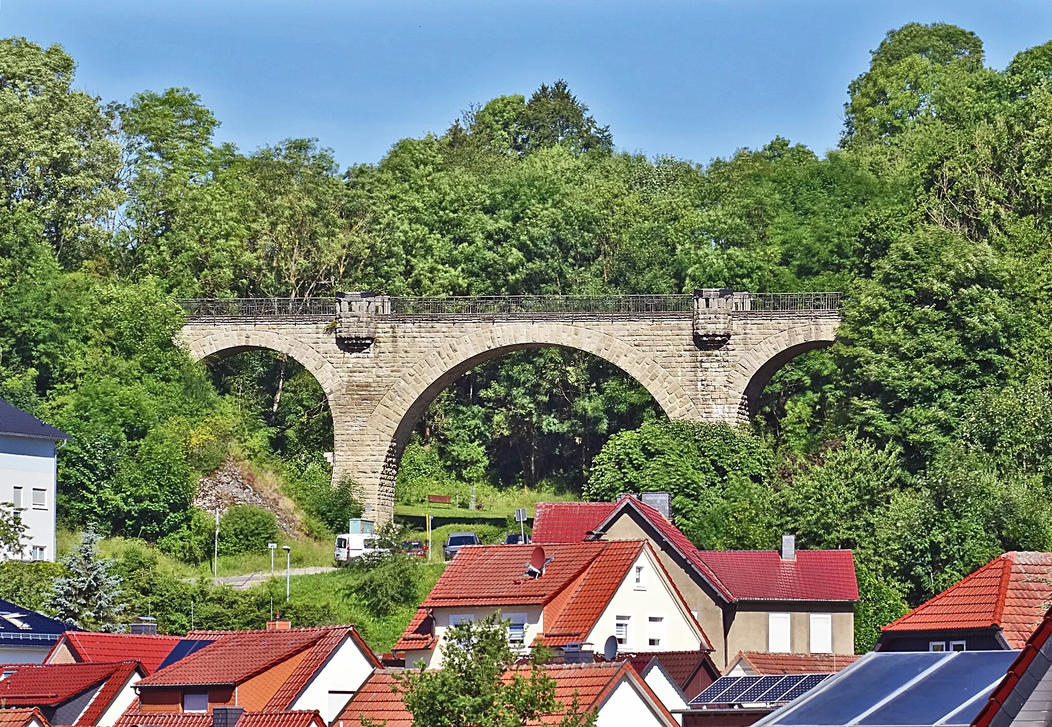 Photo showing: Viadukt des Unstrut-Werra-Radweges in Heyerode