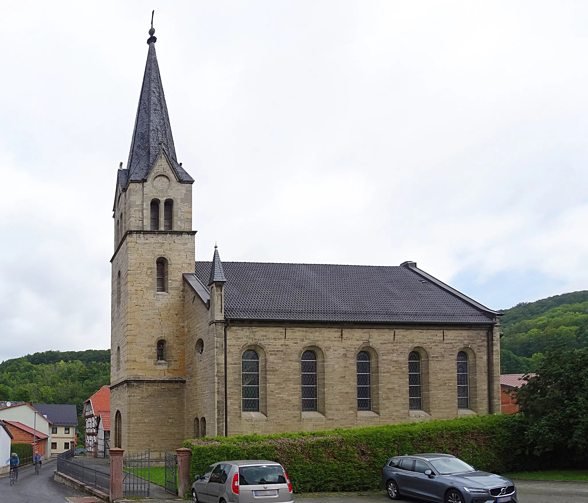 Photo showing: Pfarrkirche Heilig Kreuz (Hildebrandshausen)