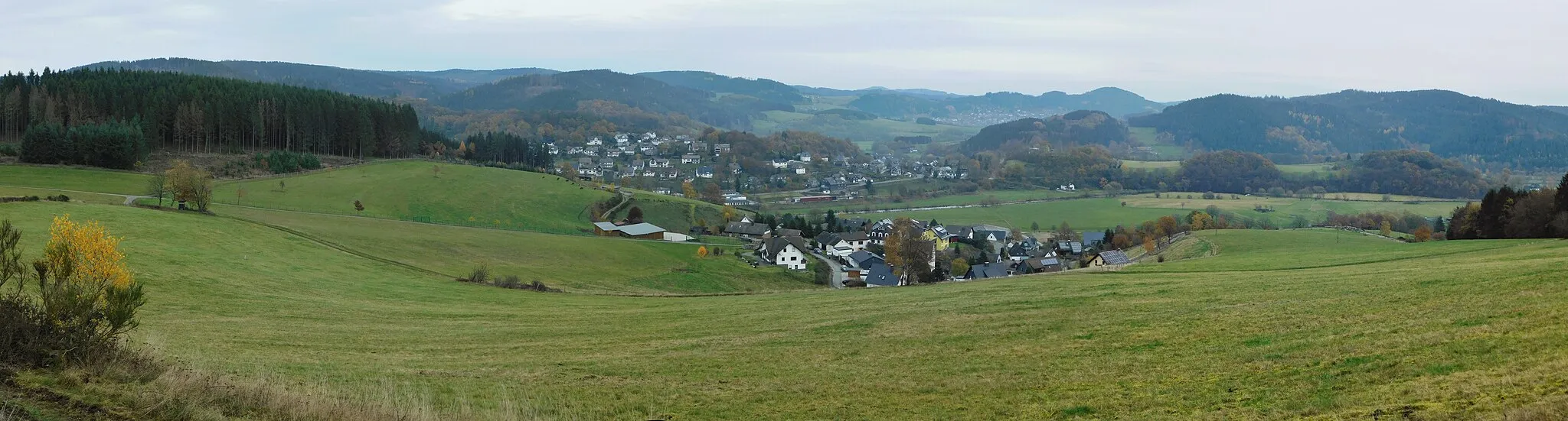 Photo showing: Panorama Arfeld an der Eder