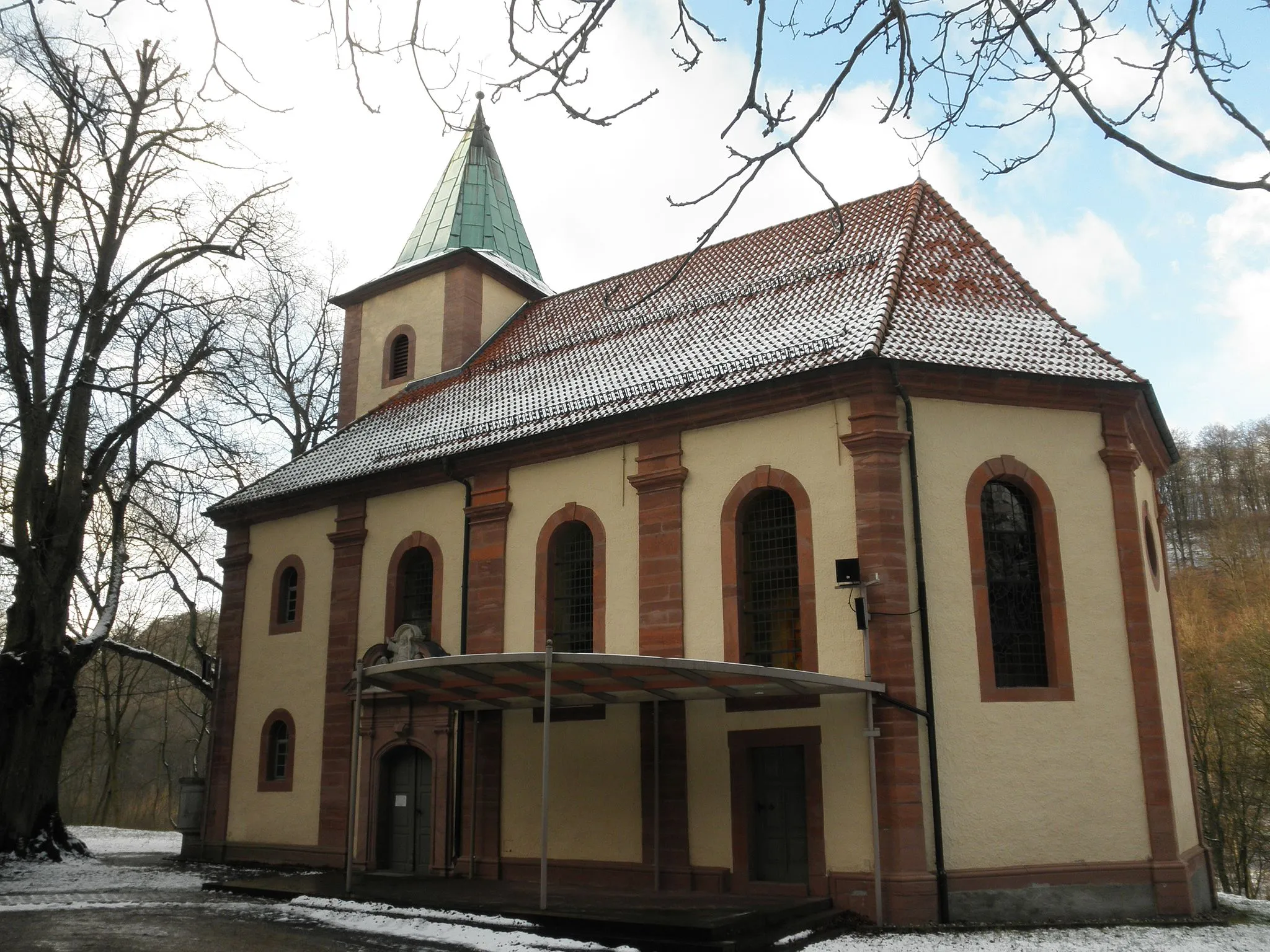 Photo showing: Church Klüschen Hagis (Eichsfeld) in Thuringia