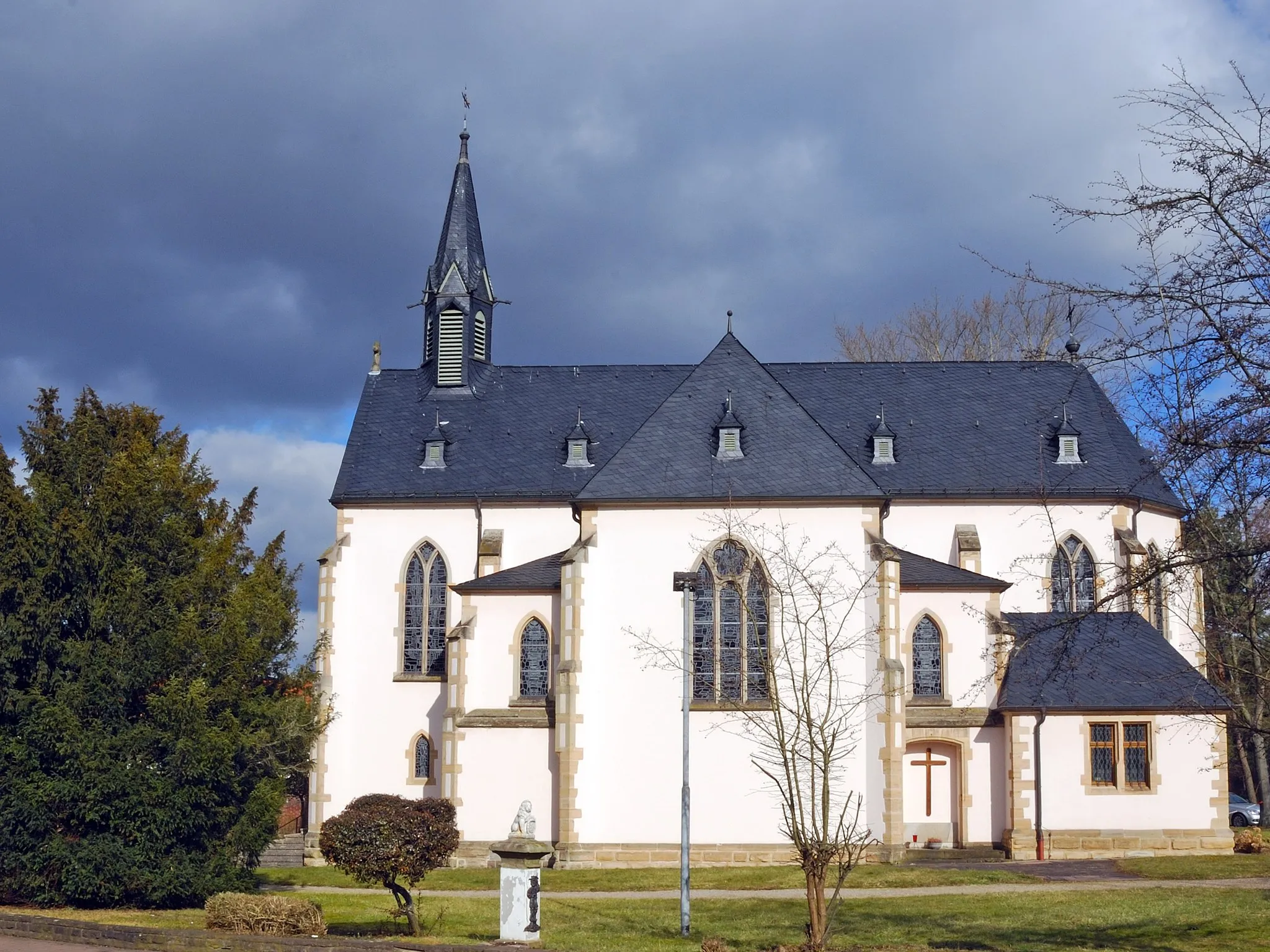 Photo showing: Kath. Stadtkirche Wanfried - Blick aus Süd
