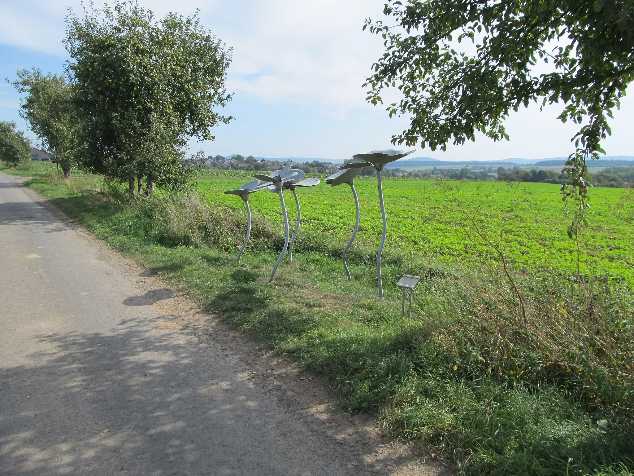 Photo showing: das Ars Natura Kunstwerk „Blautot“ von Carola Lanternmann