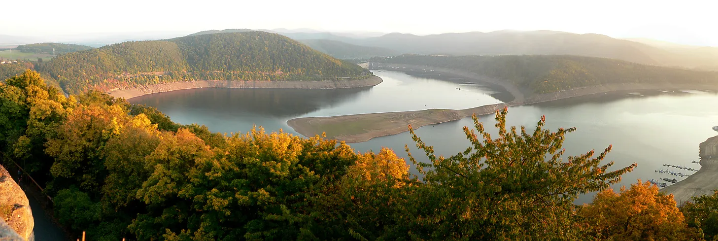 Photo showing: Edersee von Schloss Waldeck