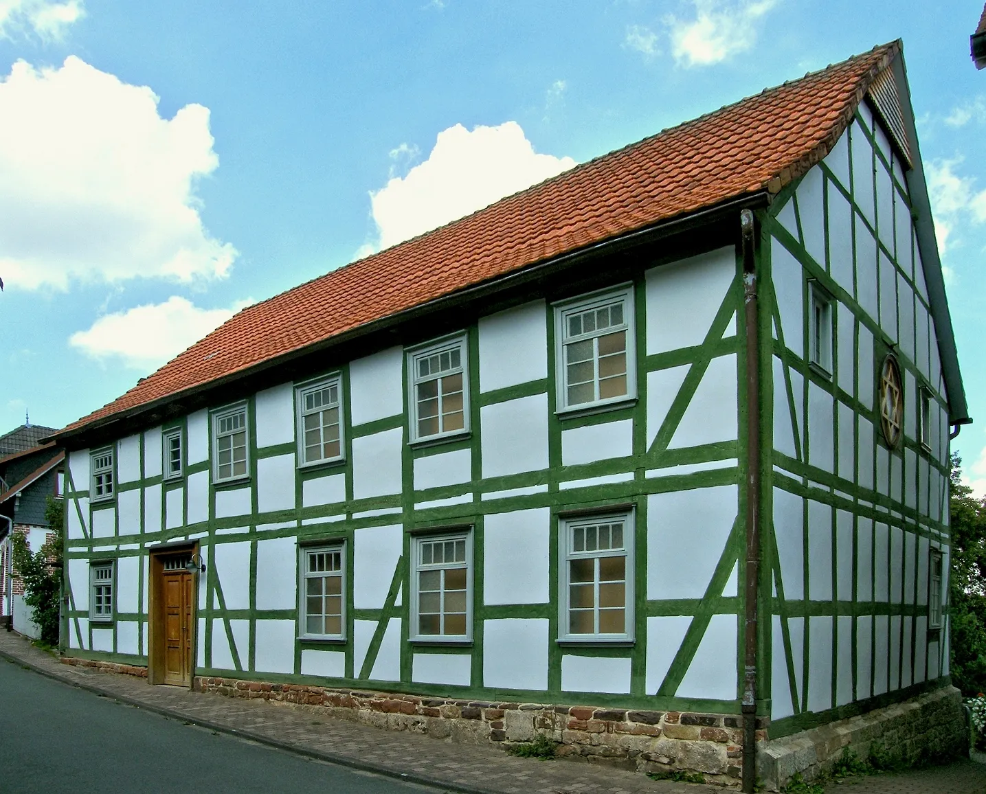 Photo showing: Vöhl - ehem. Synagoge in der Mittelgasse