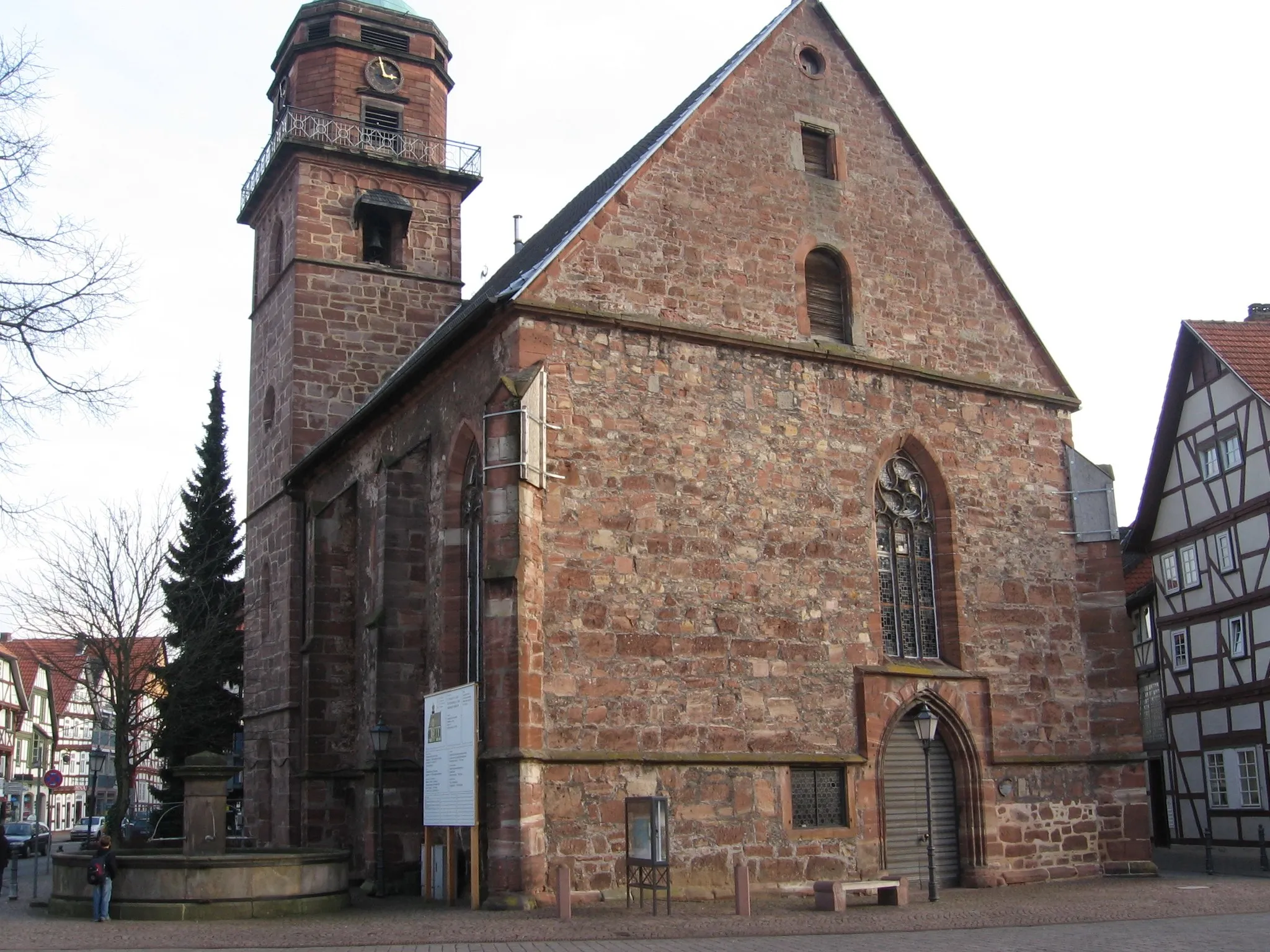 Photo showing: Jakobikirche in Rotenburg vom Rathausplatz aus