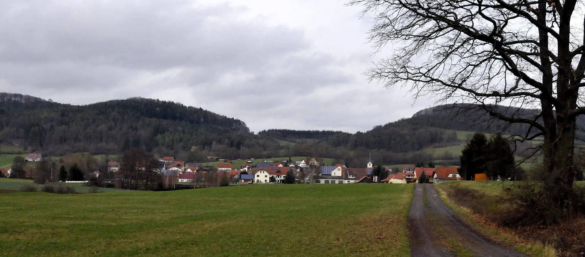 Photo showing: Bermbach (Buttlar), Ansicht von Süden