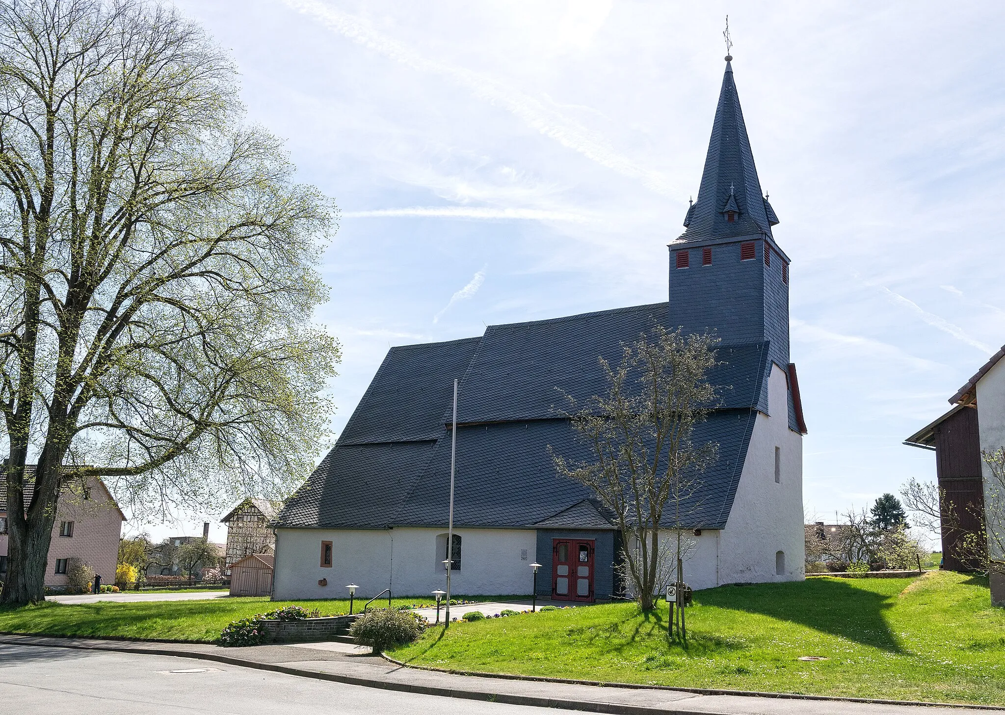 Photo showing: Die Kirche in Frohnhausen (Battenberg)