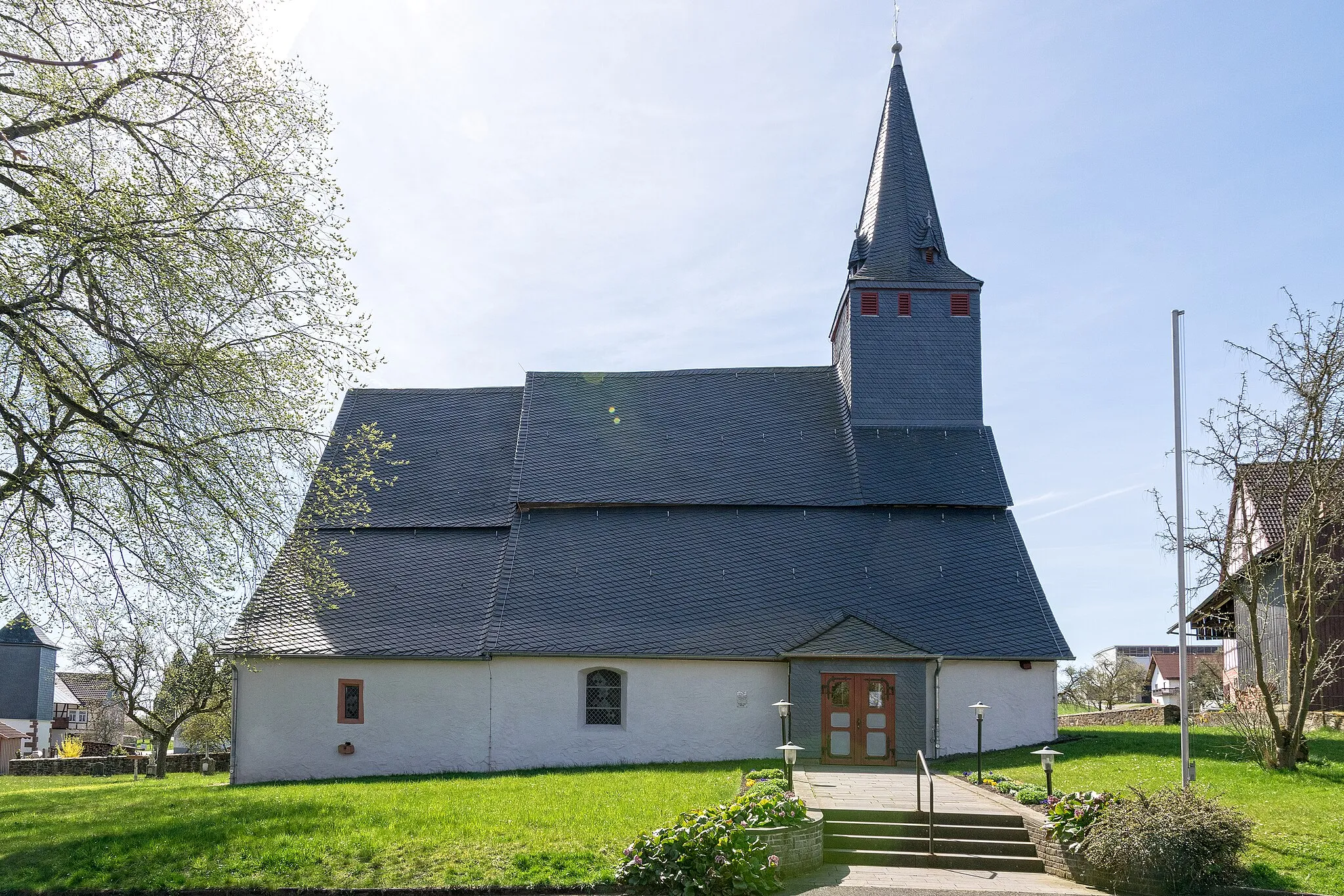 Photo showing: Die Kirche in Frohnhausen (Battenberg)