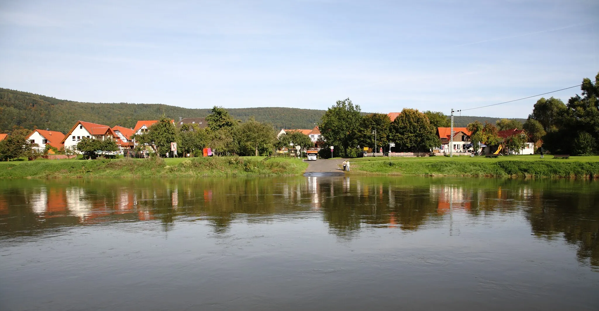 Photo showing: Hemeln an der Weser - ein Ortsteil der Stadt Hannoversch Münden.