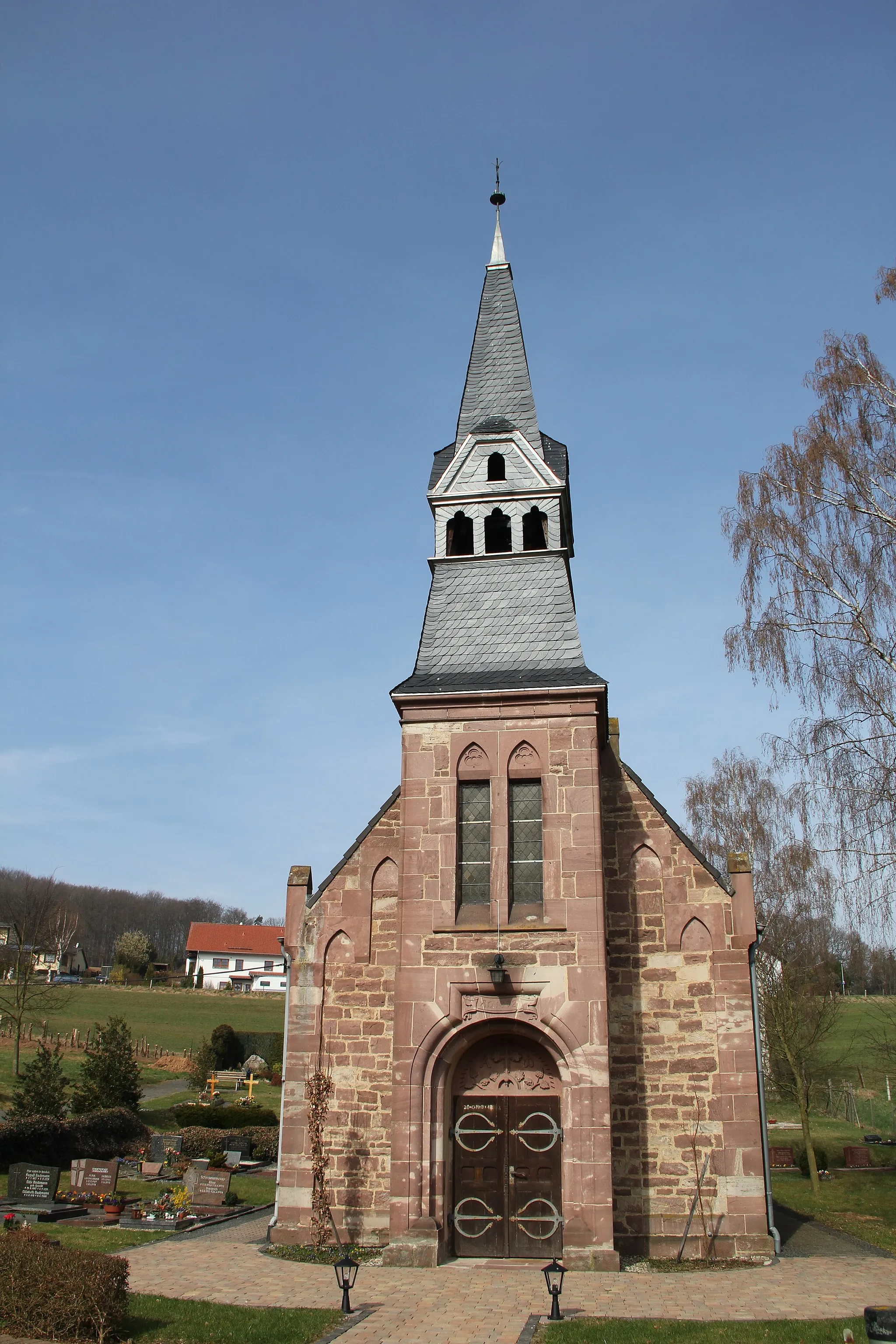 Photo showing: Ev. Kirche Rothhelmshausen